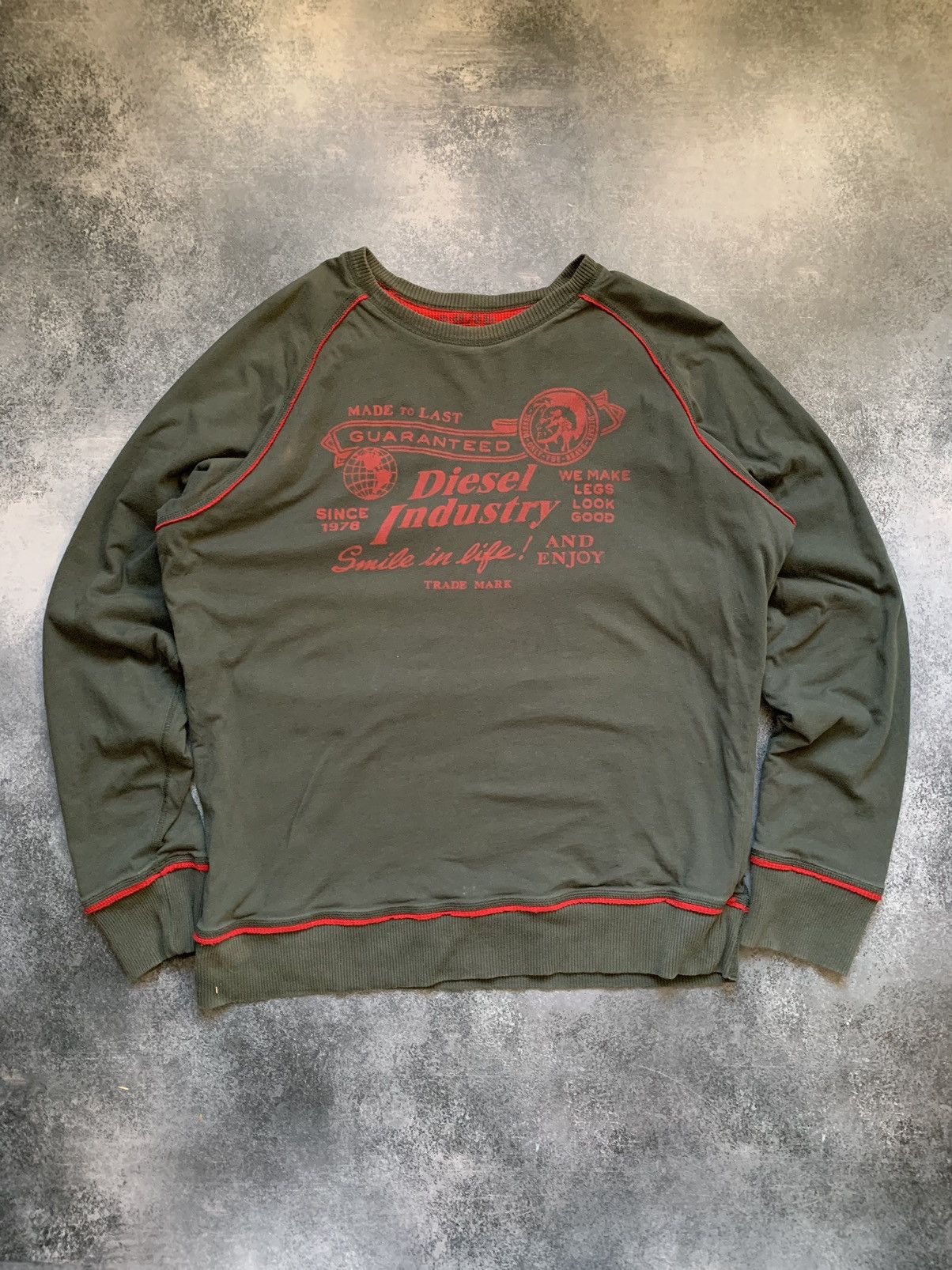 Designer × Japanese Brand × Vintage Diesel vintage y2k sweatshirt Size US XL / EU 56 / 4 - 6 Thumbnail
