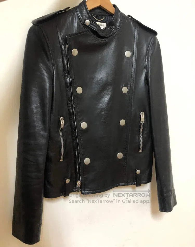 Saint Laurent Paris Saint Laurent Paris Early Leather Jacket Size US S / EU 44-46 / 1 - 1 Thumbnail