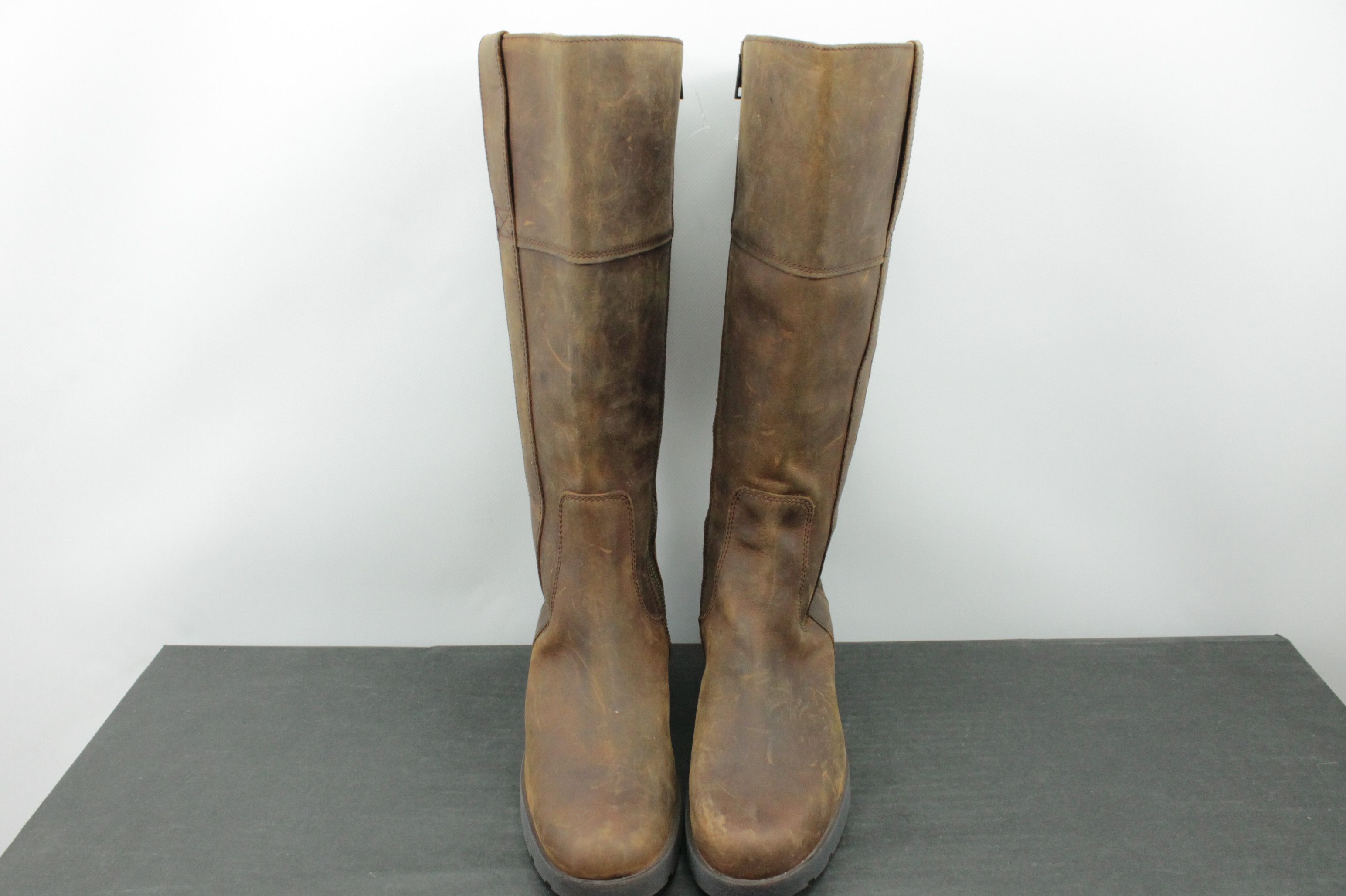 Timberland Timberland Graceyn Waterproof Leather Tall Brown Boot Size US 7 / IT 37 - 5 Thumbnail