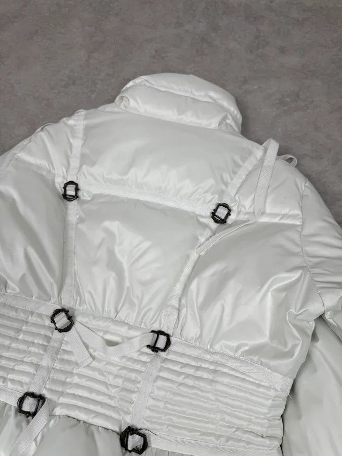 Just Cavalli 2000s Cavalli White Harness Bondage Puffer Jacket Size M / US 6-8 / IT 42-44 - 5 Thumbnail