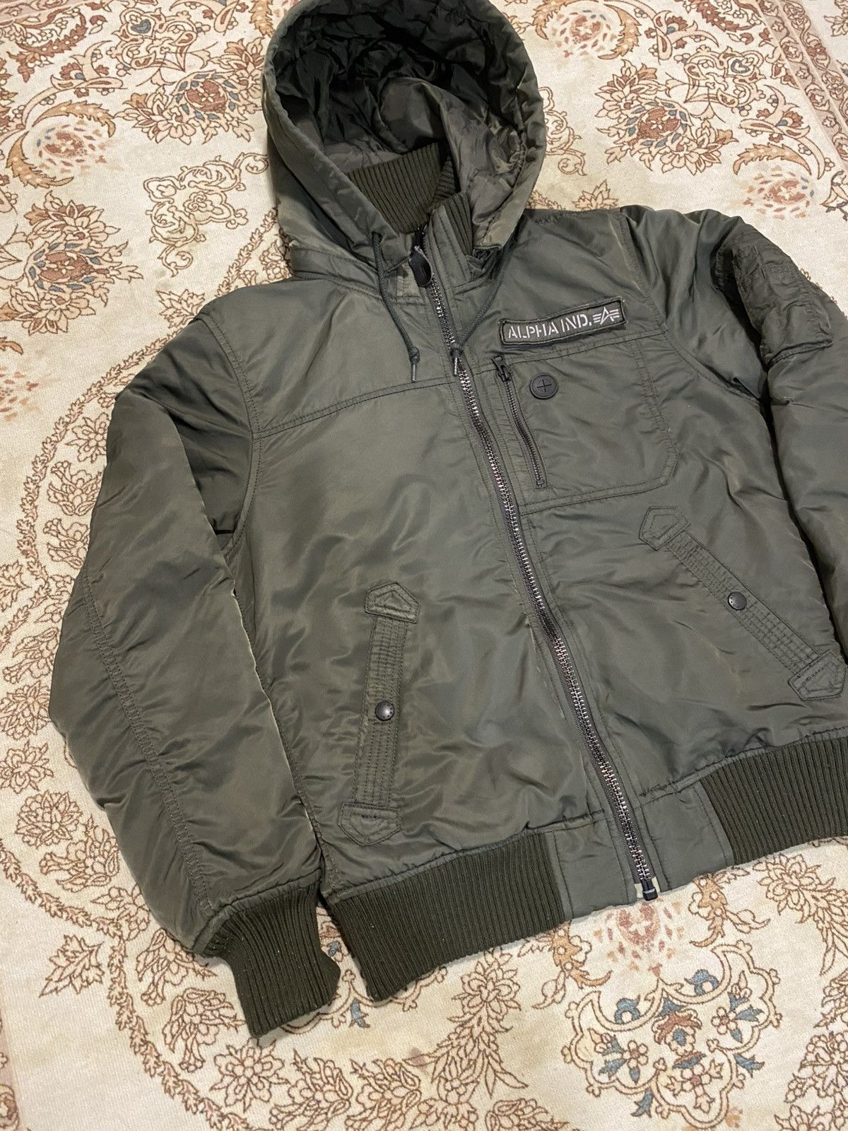 Alpha Industries × Vintage Vintage Alpha Industries Thermolite Hooded Jacket Size US M / EU 48-50 / 2 - 2 Thumbnail