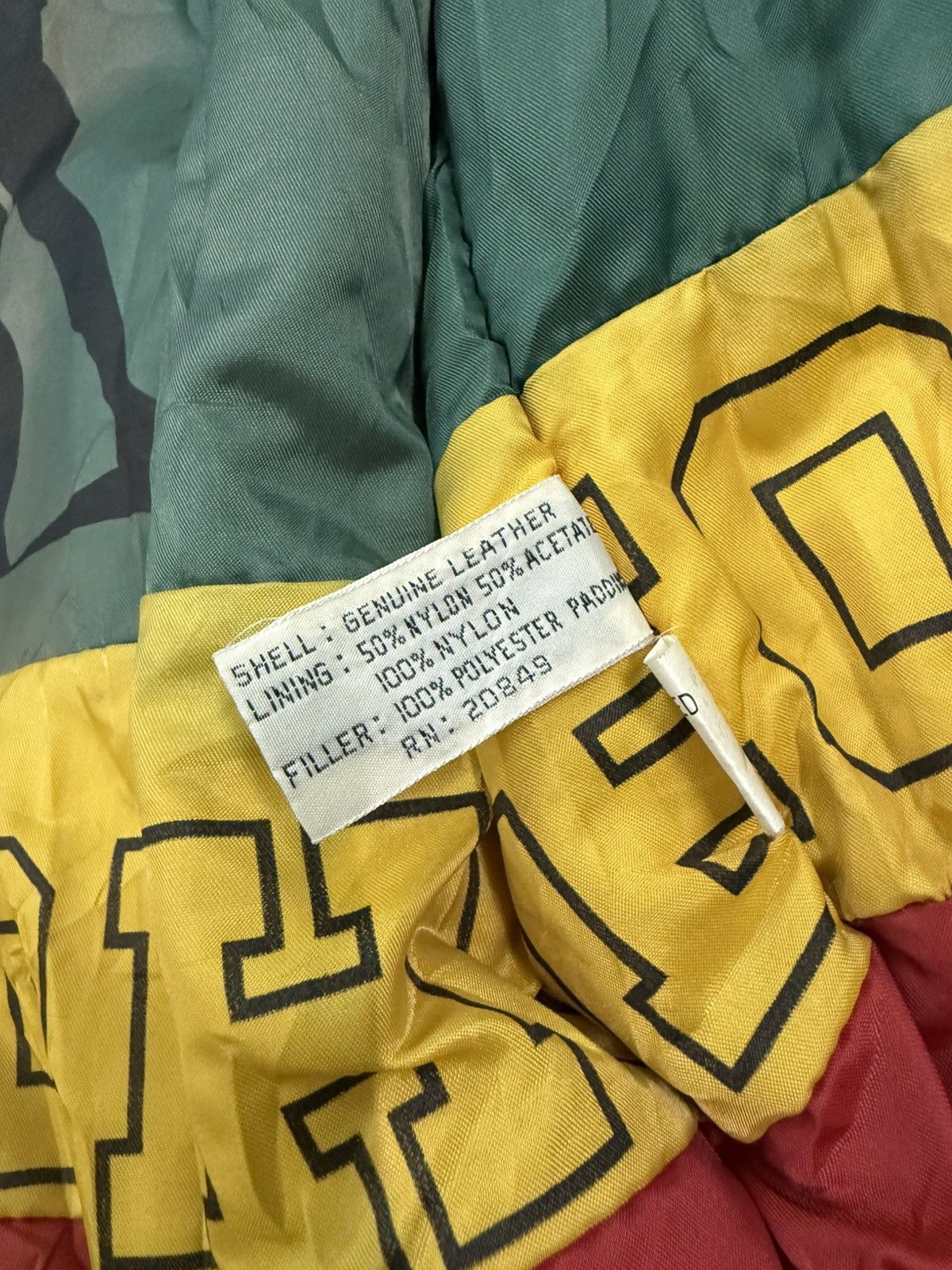 Michael Hoban RARE VINTAGE MICHAEL HOBAN RASTA LEATHER BOMBERS JACKET Size US M / EU 48-50 / 2 - 20 Thumbnail