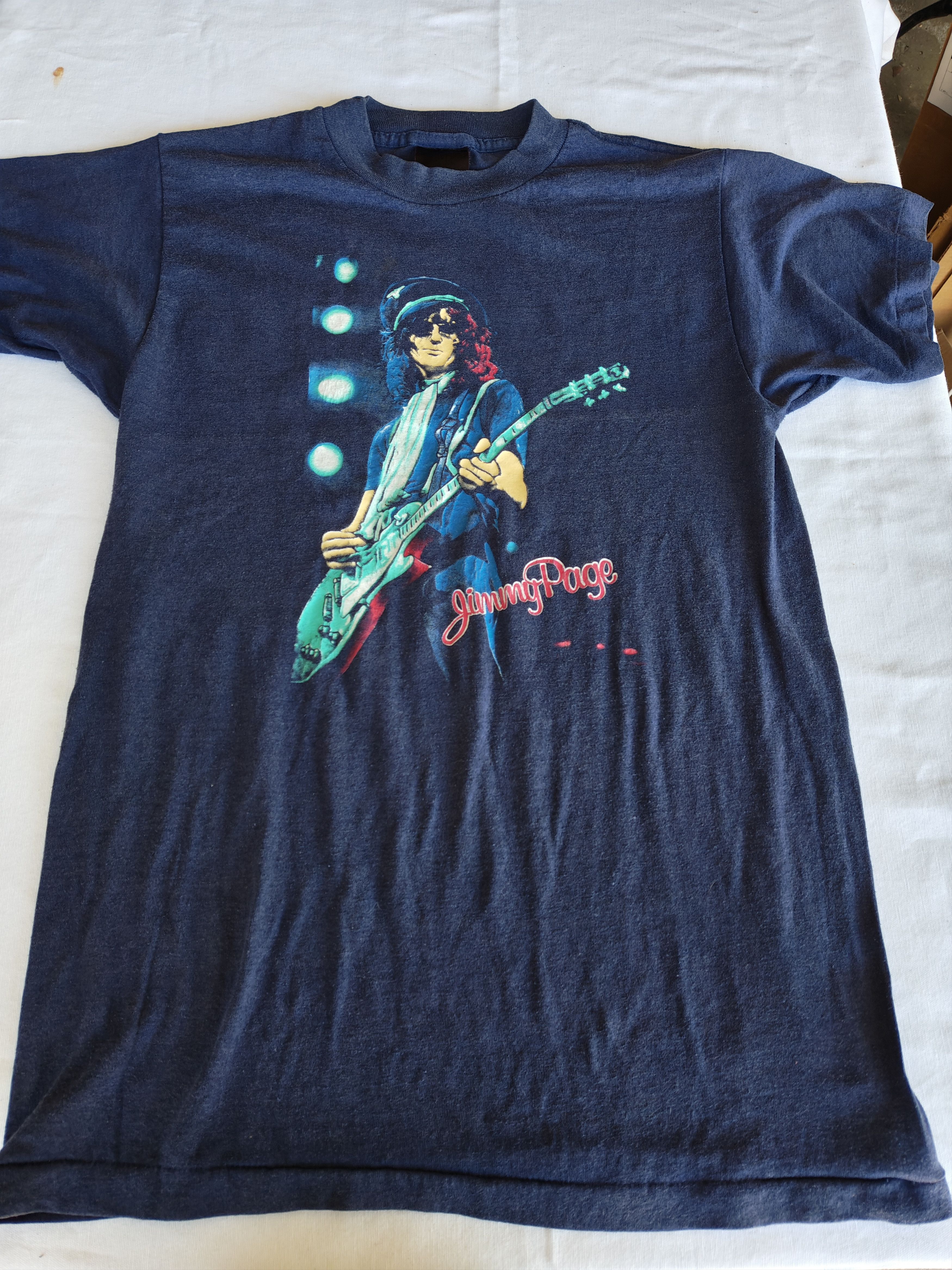 Vintage 1985 The Firm Tour Shirt Jimmy Page Nassau Coliseum NY Size US S / EU 44-46 / 1 - 1 Thumbnail