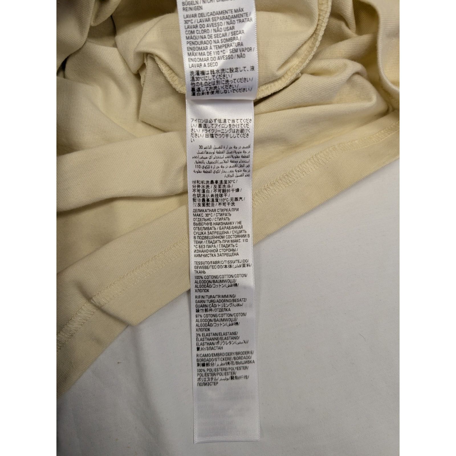 Balenciaga o1rshd1 Embro Pol Campgn Vintage Jersey T-Shirt Mix Metal Size US S / EU 44-46 / 1 - 9 Thumbnail