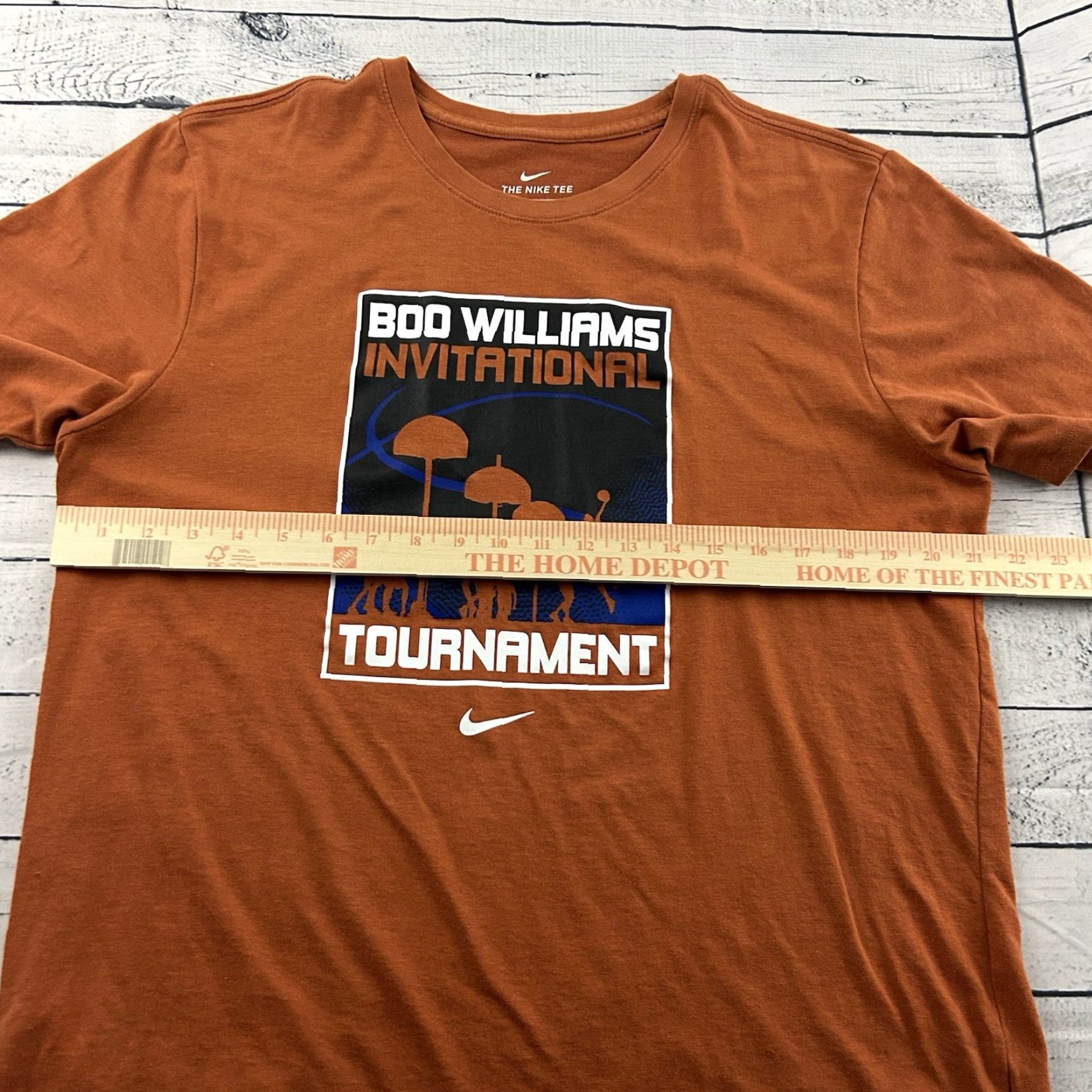Nike Nike Boo Williams Invitational Tournament Short Sleeve T Shirt Men XL Orange Size US XL / EU 56 / 4 - 4 Thumbnail