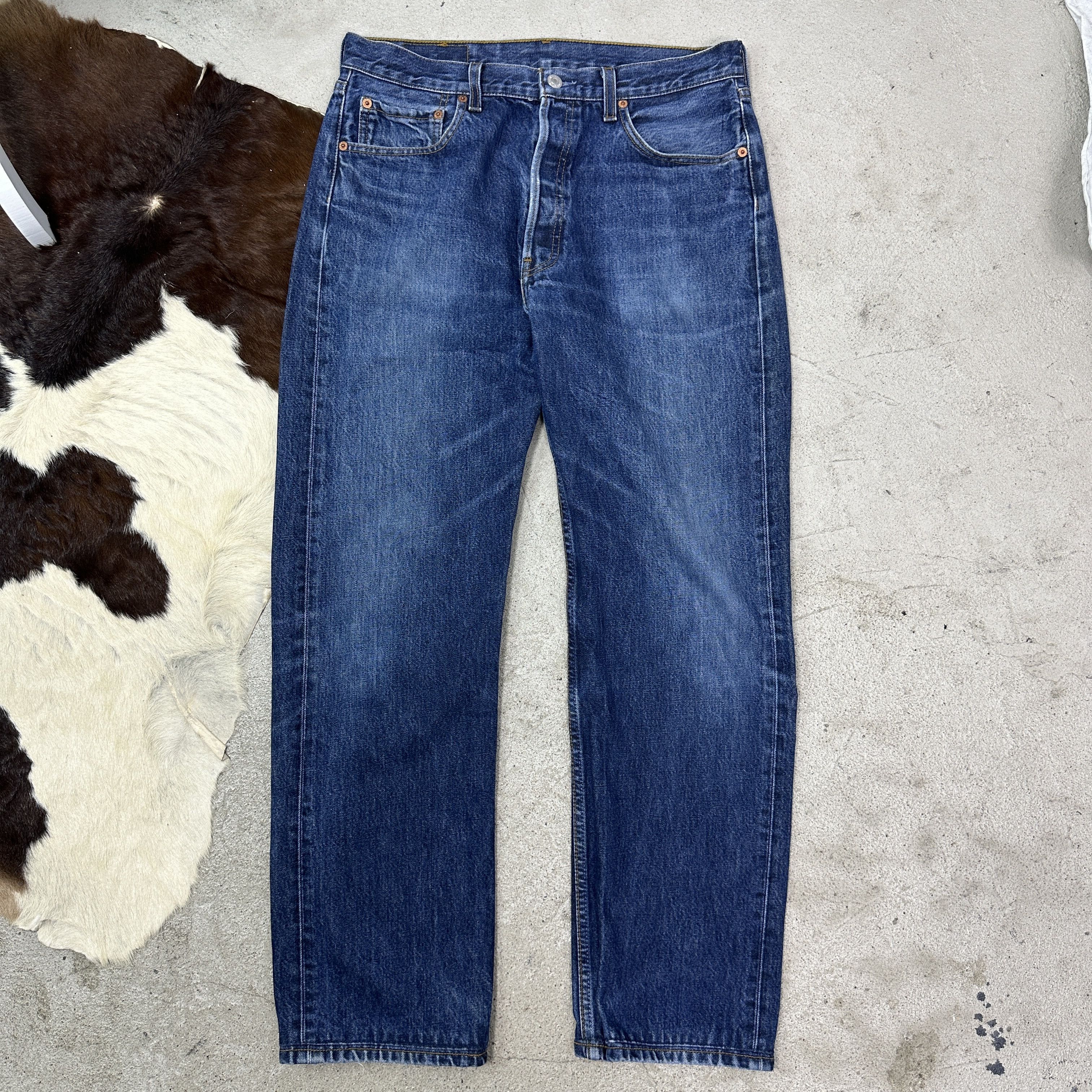 Levi's Vintage Denim Streetwear Preppy Levi's 501 Jeans 90s Size US 34 / EU 50 - 4 Thumbnail