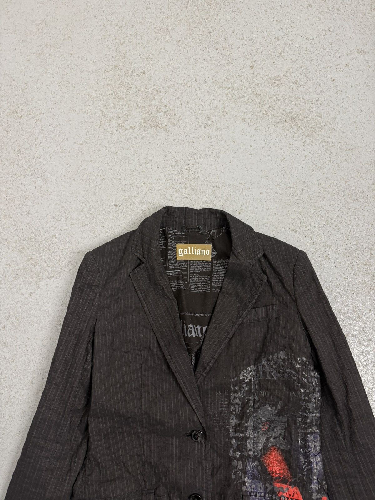 John Galliano Vintage John Galliano United Kingdom Flag Blazer Size M / US 6-8 / IT 42-44 - 4 Thumbnail