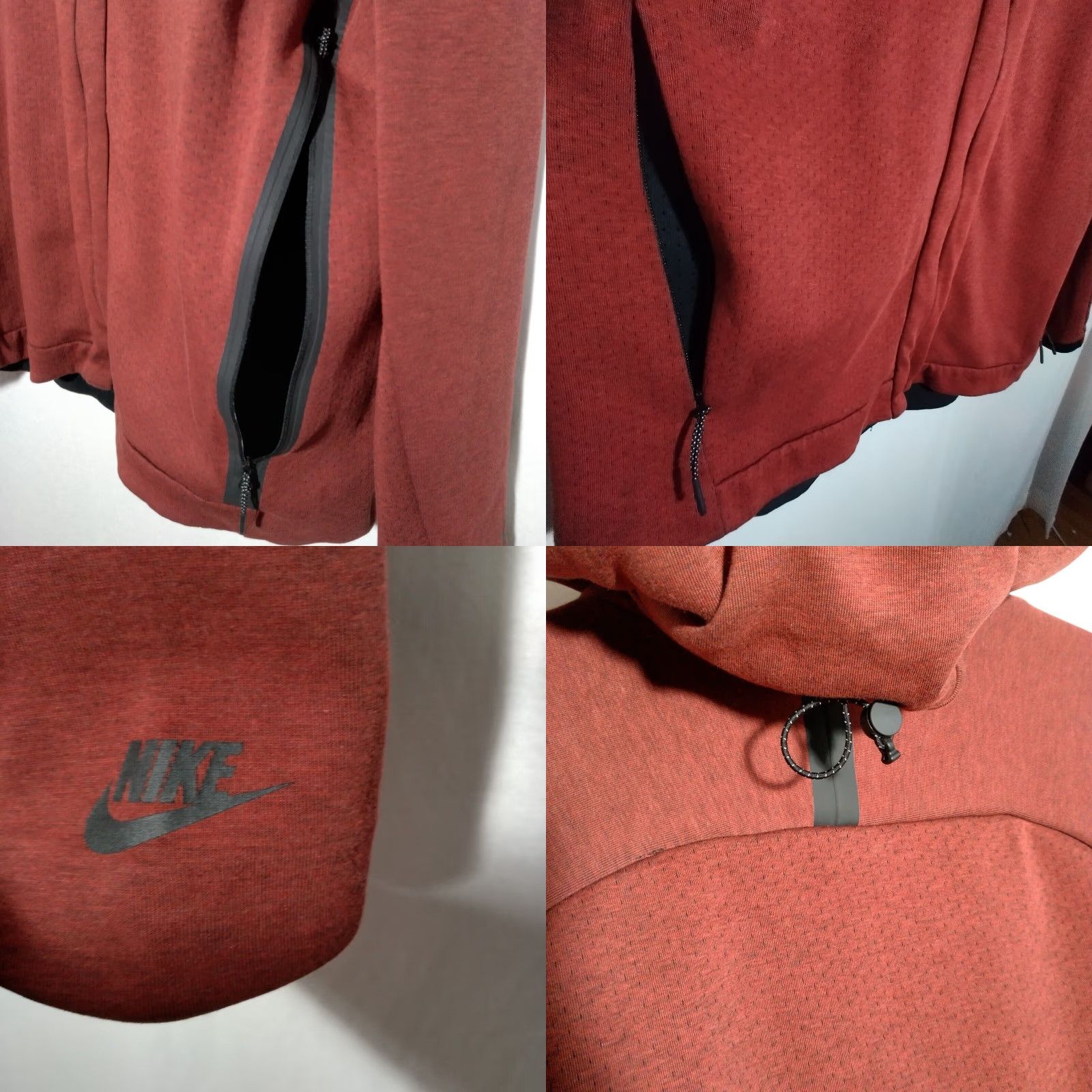 Nike Nike Tech Fleece Hoodie Men XXL Cayenne Full Zip Hoodie Athletic Performance Sweatshirt Size US XXL / EU 58 / 5 - 8 Thumbnail