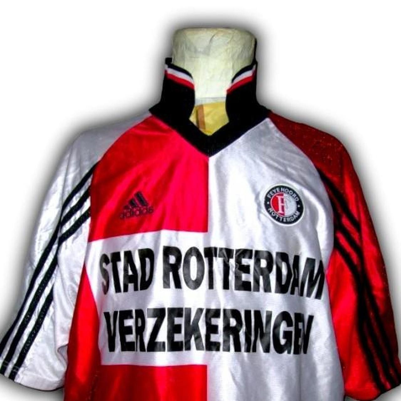 Adidas Fc Feyenoord Rotterdam 1998 1999 Home Shirt Jersey Size US XL / EU 56 / 4 - 1 Thumbnail