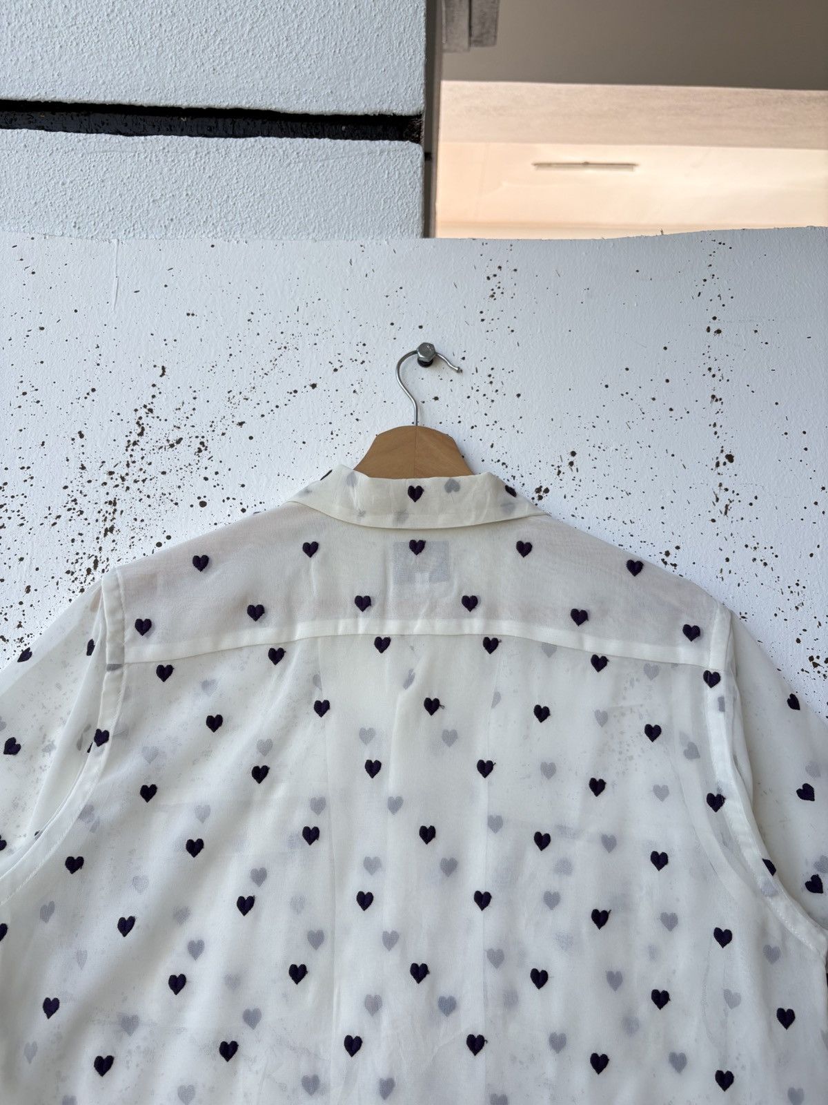 Needles Authentic Needles Heart-pattern Short Sleeve Shirt Nepenthes Size US M / EU 48-50 / 2 - 8 Thumbnail