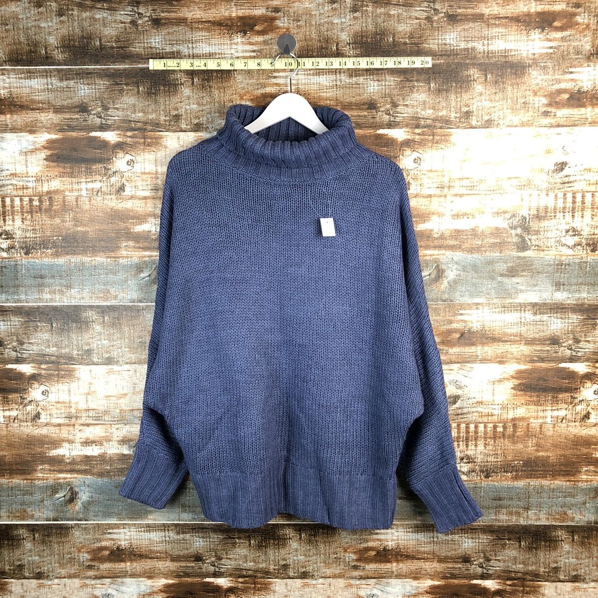 Japanese Brand Croisiere Dark Blue Knitwear sweatshirt #A1280 Size US M / EU 48-50 / 2 - 1 Thumbnail