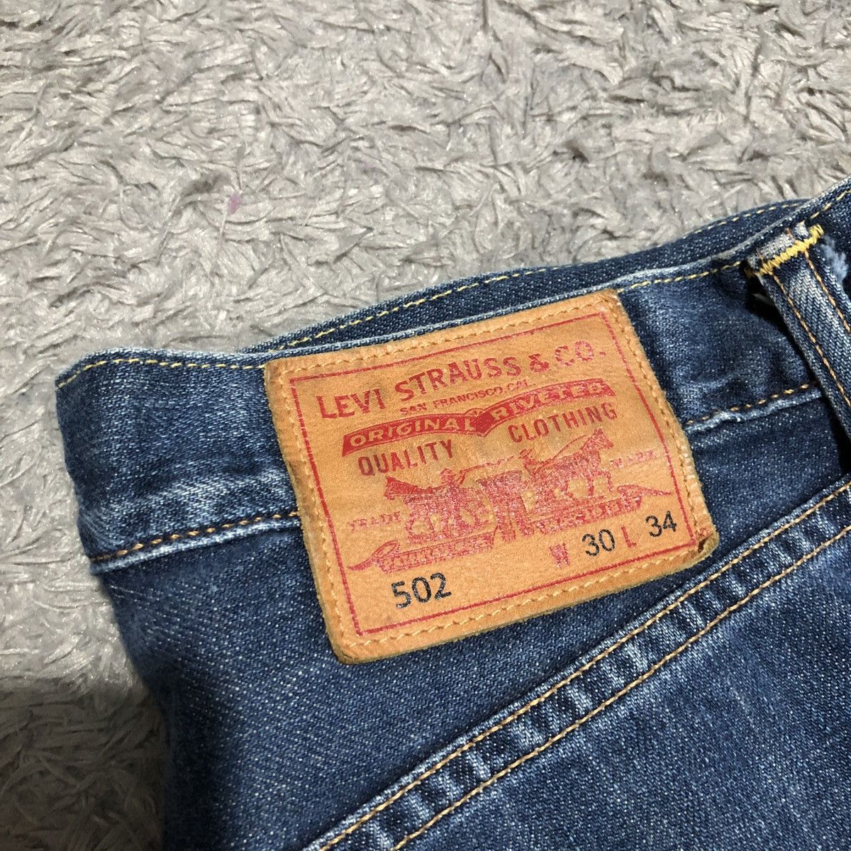 Levi's × Levi's Vintage Clothing Vtg LEVIS 502 SELVEDGE MADE IN JAPAN Size US 30 / EU 46 - 5 Thumbnail
