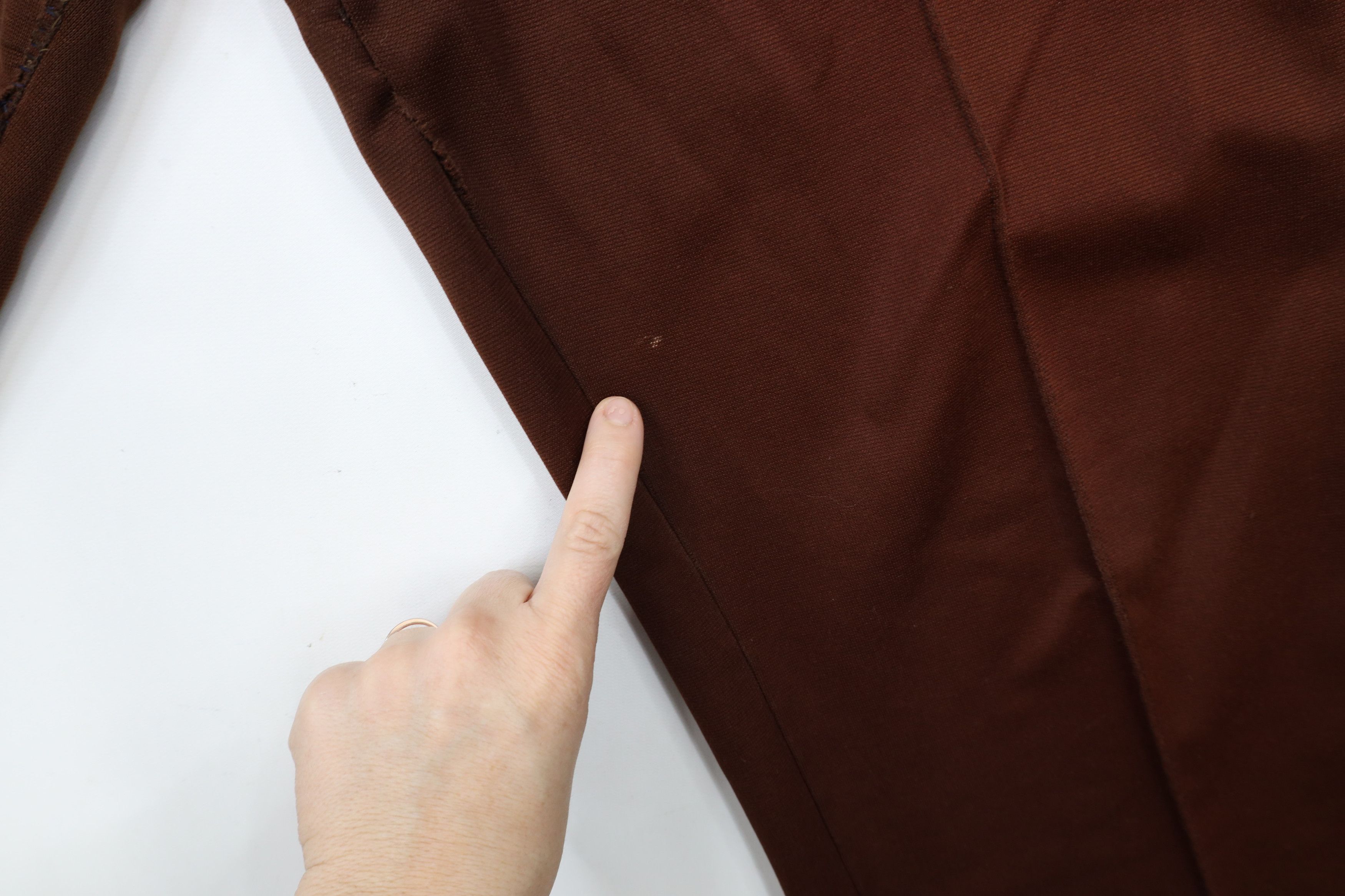 Vintage Vintage 70s Sun Faded Knit Bell Bottoms Pants Brown USA Size 38" / US 16 / IT 52 - 6 Thumbnail