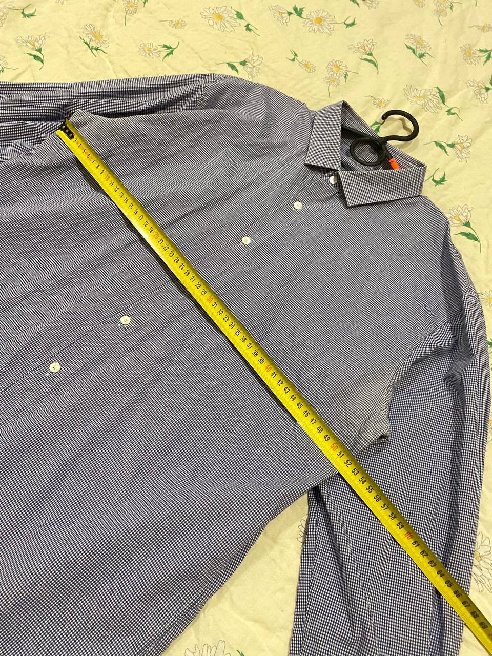 Burberry Burberry London Long Shirt Men's Medium Blue Check Plaid M Size US M / EU 48-50 / 2 - 9 Thumbnail