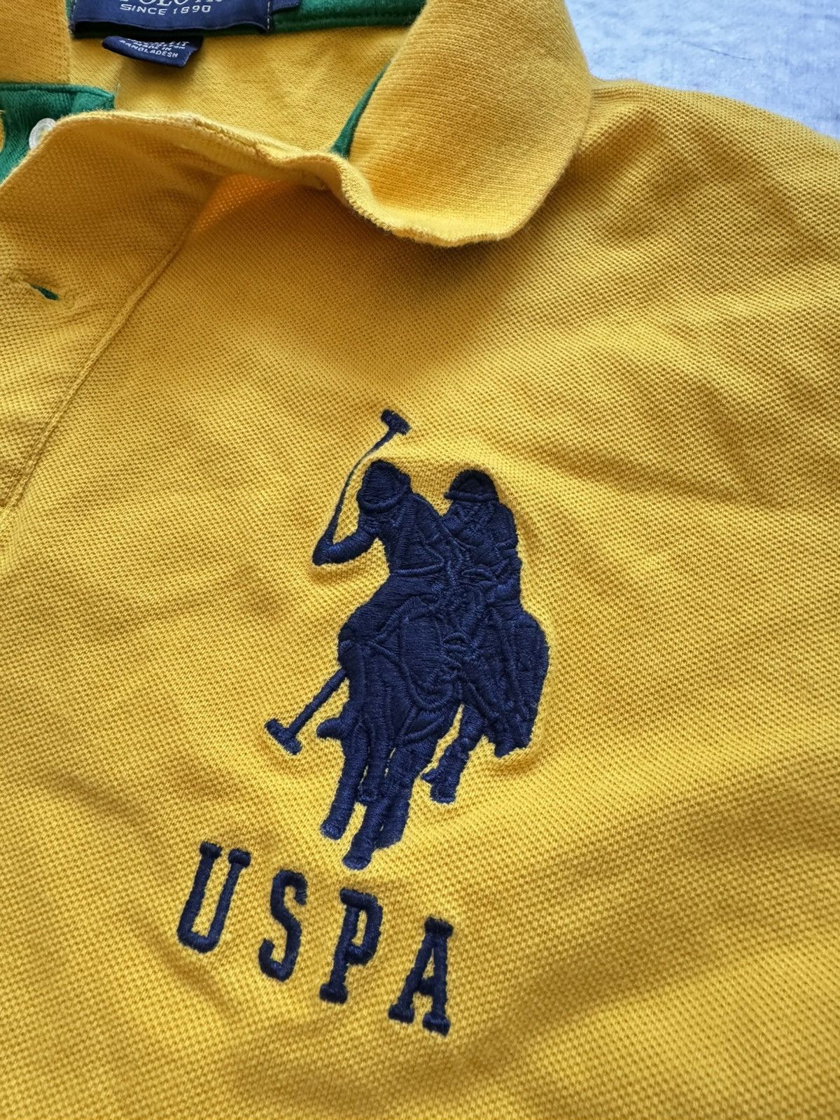 U.S. Polo Assn. Polo USPA 3 rare yellow tee Size US S / EU 44-46 / 1 - 5 Thumbnail