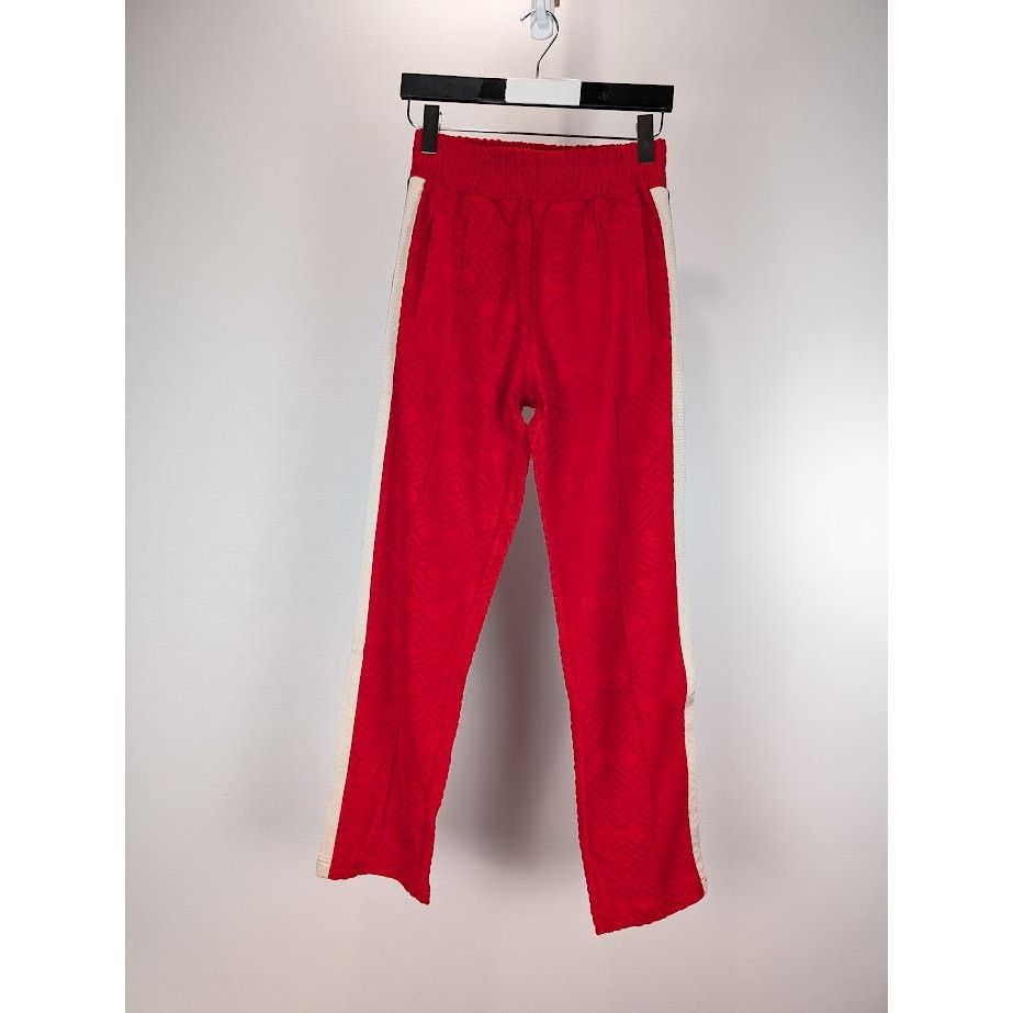 Palm Angels o1rshd1 Terry Track Pant in Red Off White Size US 30 / EU 46 - 3 Thumbnail