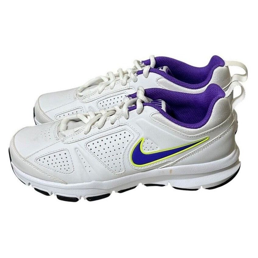 Nike Nike T-Lite XI Athletic Shoes Women’s Size 6 White Purple Le Size US 6 / IT 36 - 10 Thumbnail