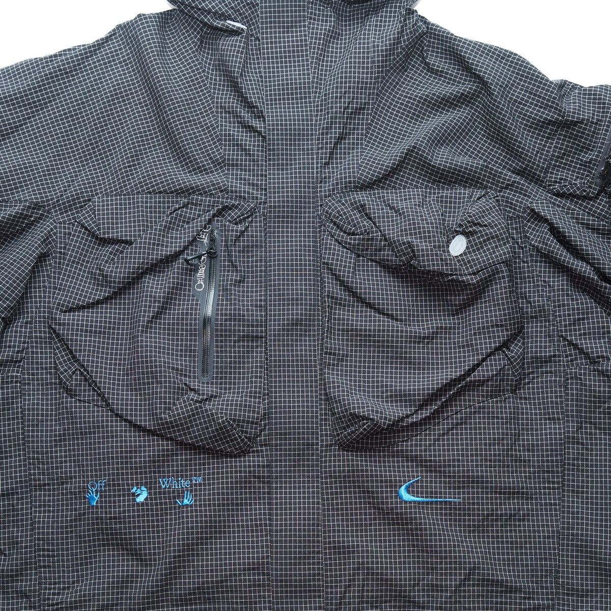 Nike × Off-White NIKE X OFF-WHITE BLACK WOVEN WINDBREAKER Size US XXL / EU 58 / 5 - 3 Thumbnail