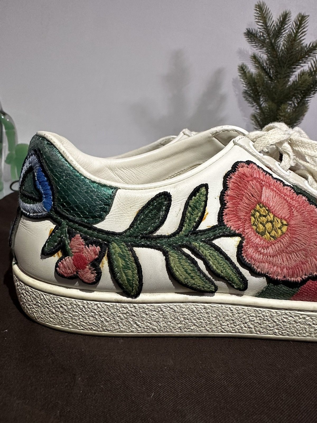 Gucci Flower Sneakers Size US 9 / IT 39 - 6 Thumbnail