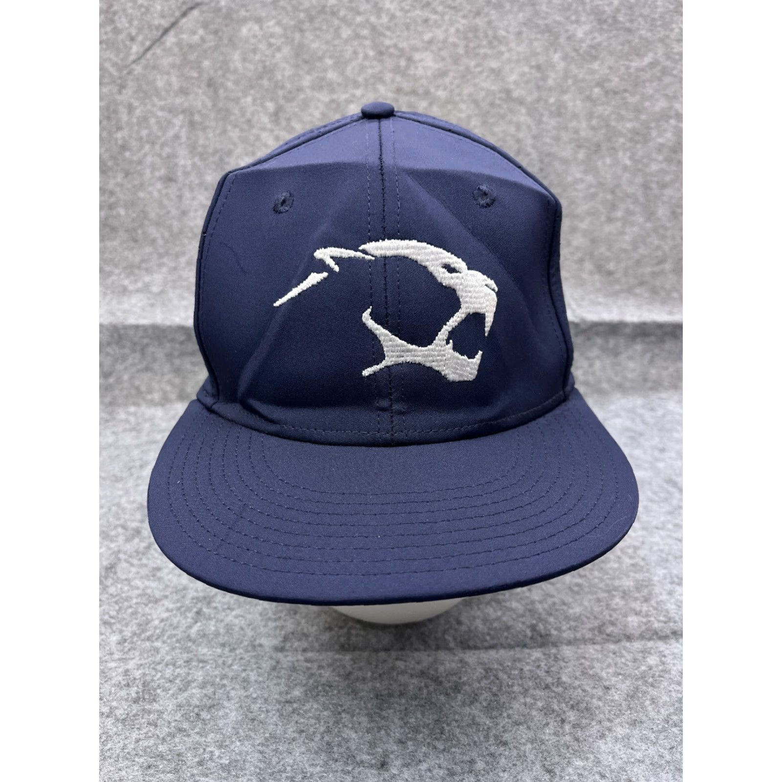 Cougar The Game Hat Cap Fitted Adult Medium Blue White Polyester Spandex Sports Size ONE SIZE - 2 Thumbnail