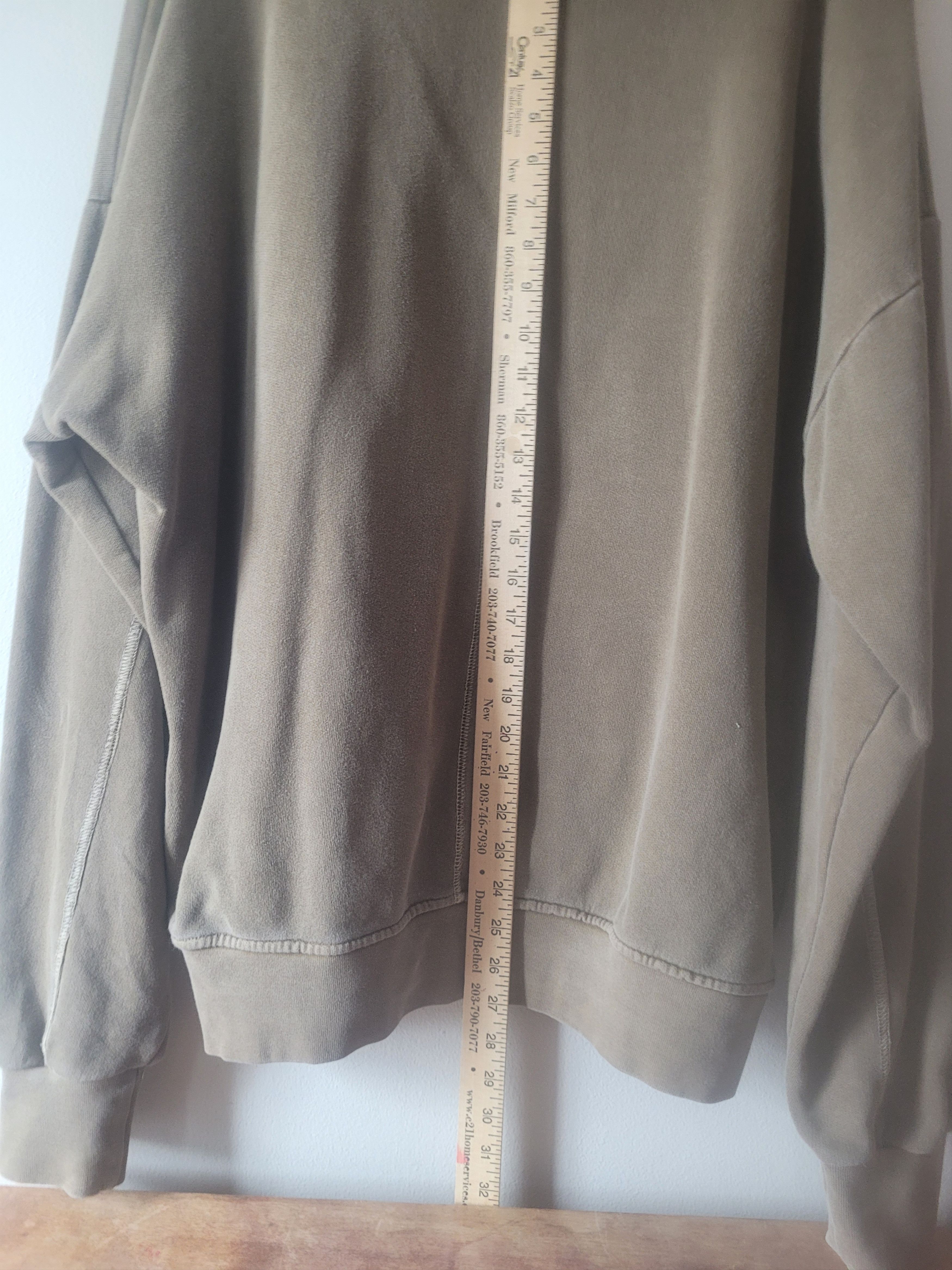 Represent Clo. Faded Olive Heavyweight Hoodie Size US XL / EU 56 / 4 - 3 Thumbnail