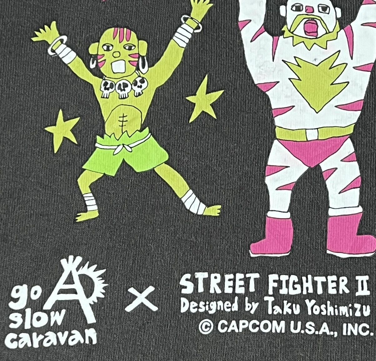 Anime × Japanese Brand × go slow caravan Vintage Go Slow Caravan x Street Fighter 2 Capcom USA Hoodie Size US L / EU 52-54 / 3 - 5 Thumbnail