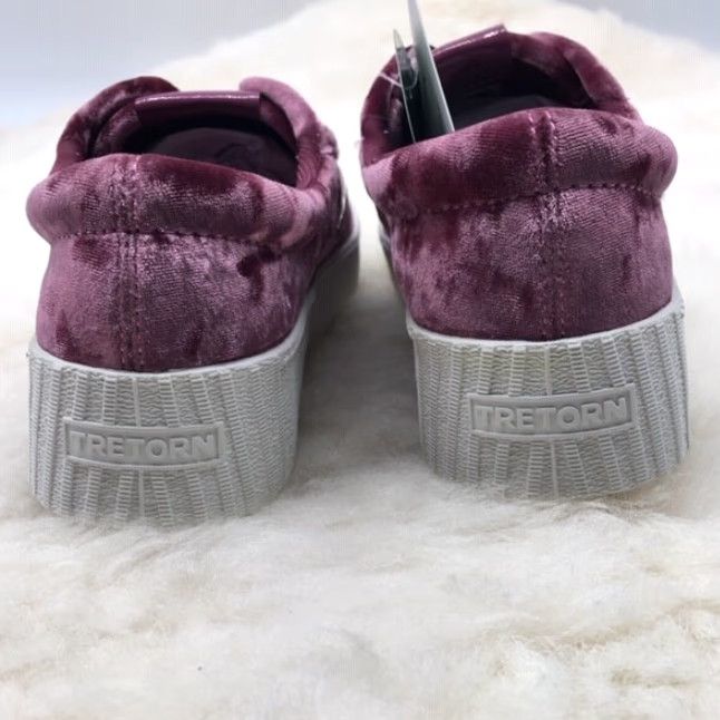 Vintage Tretorn Sneaker Womens SZ 5.5 M BLUSH Crushed Velvet Fashion NYLITE 4 BOLD 5 Size US 6 / IT 36 - 7 Thumbnail