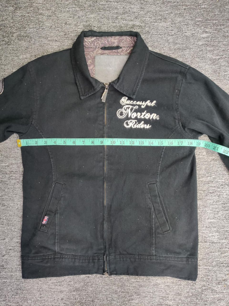 Norton Vintage 90s Norton Embroidery Zipper Jacket Size US M / EU 48-50 / 2 - 15 Thumbnail