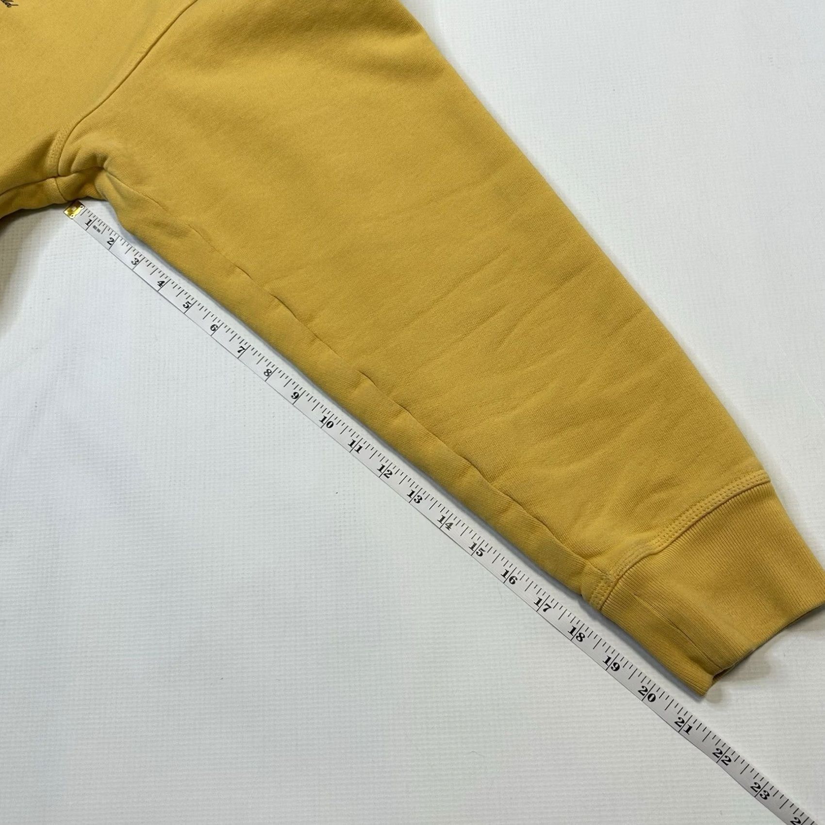 Vintage VINTAGE Stussy Sweatshirt Crew Neck Mens XL Yellow Size US XL / EU 56 / 4 - 8 Thumbnail