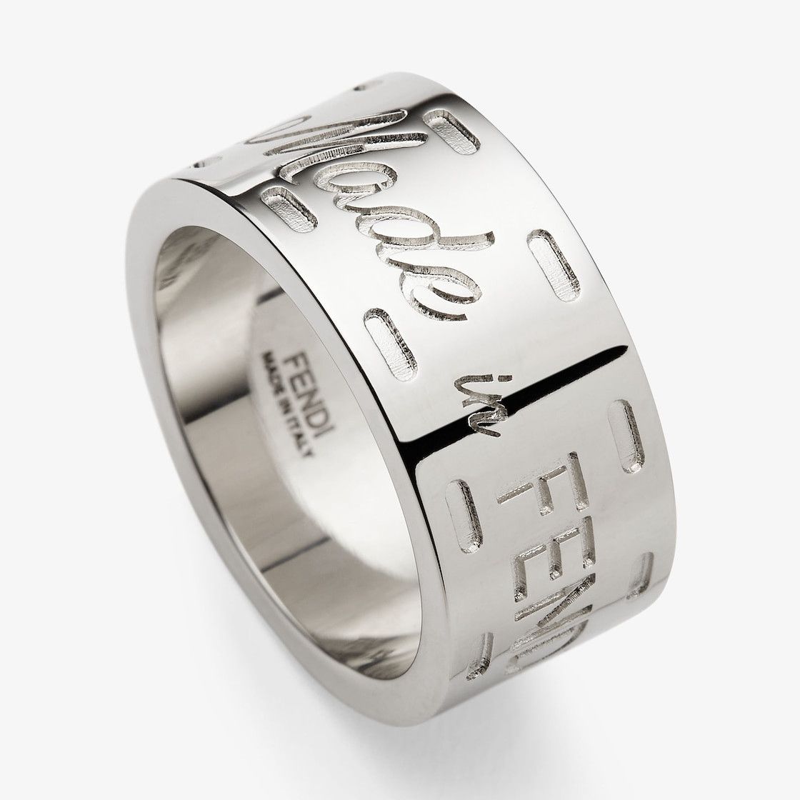 Fendi o1B3y1r0326 Size : OS / Ring in Silver Size ONE SIZE - 2 Thumbnail