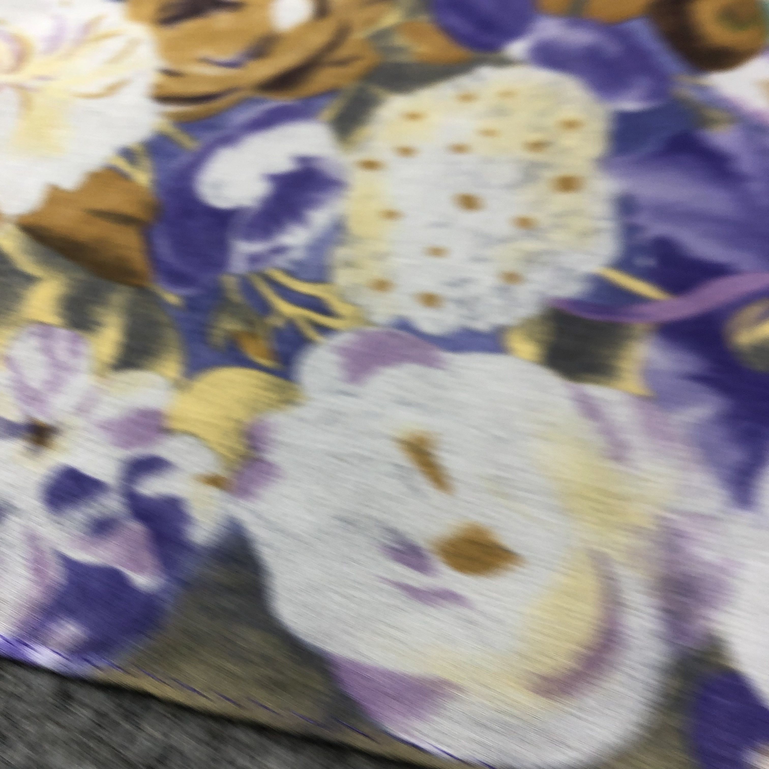 Japanese Brand Yumi Katsura Floral Silk Scarf M601 Size ONE SIZE - 6 Thumbnail