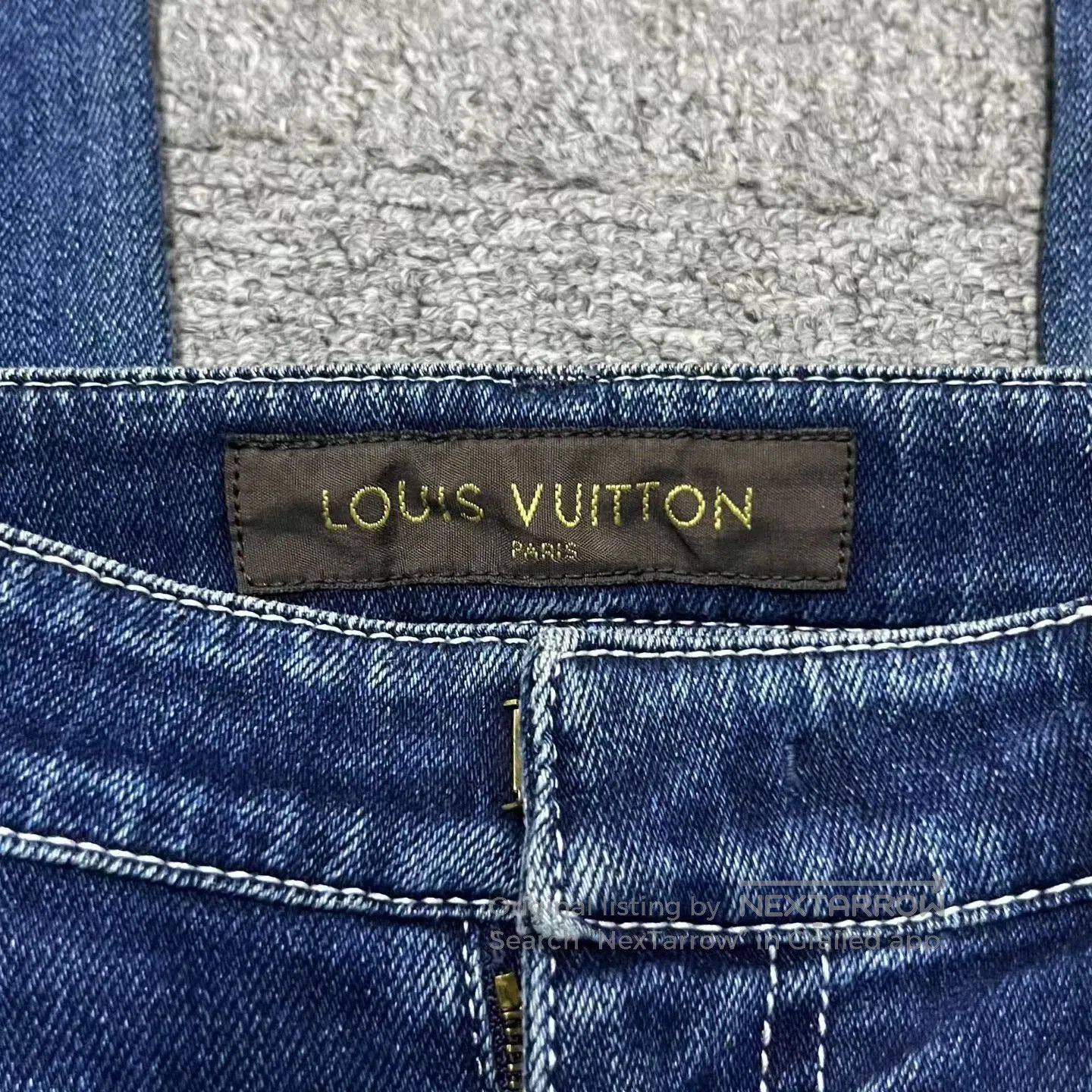 Louis Vuitton Louis Vuitton size 34 Solid-colored striped waistband casu Size US 26 / EU 42 - 2 Thumbnail