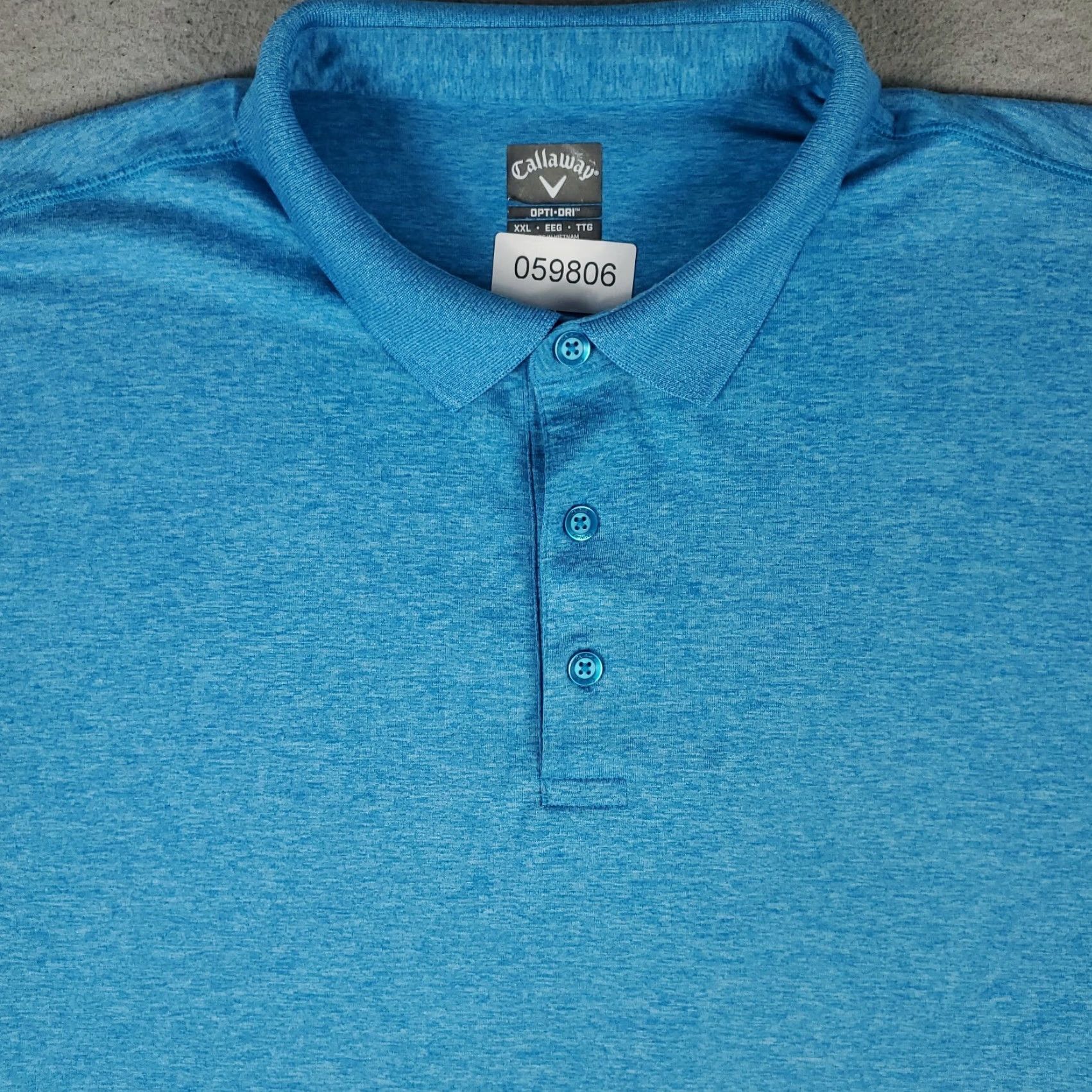 Callaway Callaway Polo Shirt Men 2XL Blue Opti Dri Fit Golf Short Sleeve Polo Shirt Callaway 2XL Men Blue Short Sleeve Dri Fit Opti Golf Polo Shirt Color: Blue Size US XXL / EU 58 / 5 - 2 Thumbnail