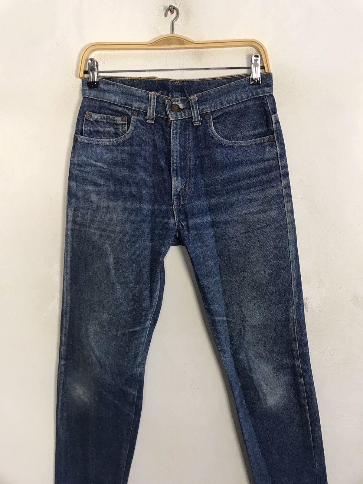 Levi's Vintage Clothing Levi's Lot 517-0217 Indigo Denim Jeans Relaxed Tapered Size US 29 - 7 Thumbnail