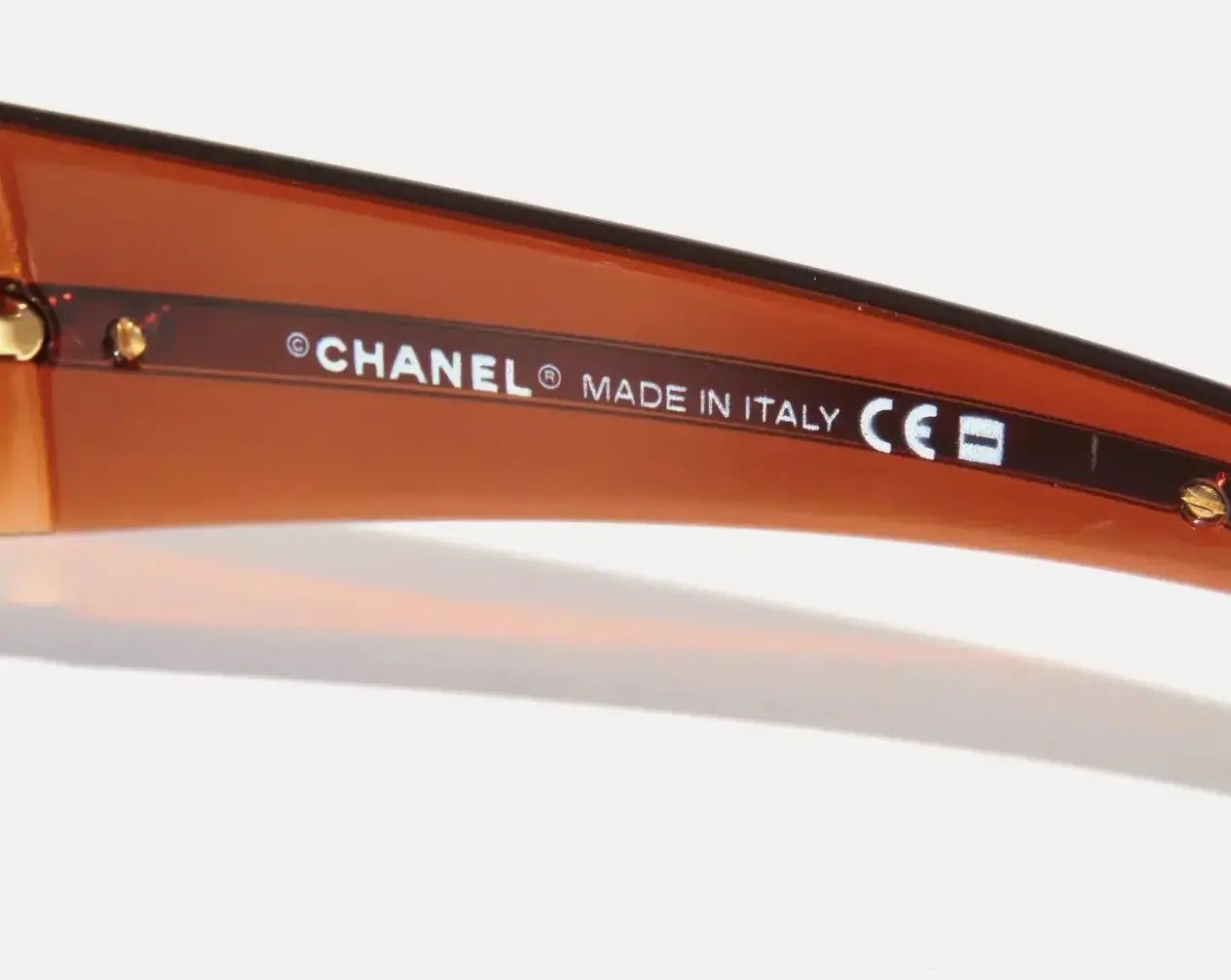 Chanel × Vintage CHANEL SUNGLASSES 4138 LOGO ICONIC 4017 Mask Vintage Size ONE SIZE - 5 Thumbnail