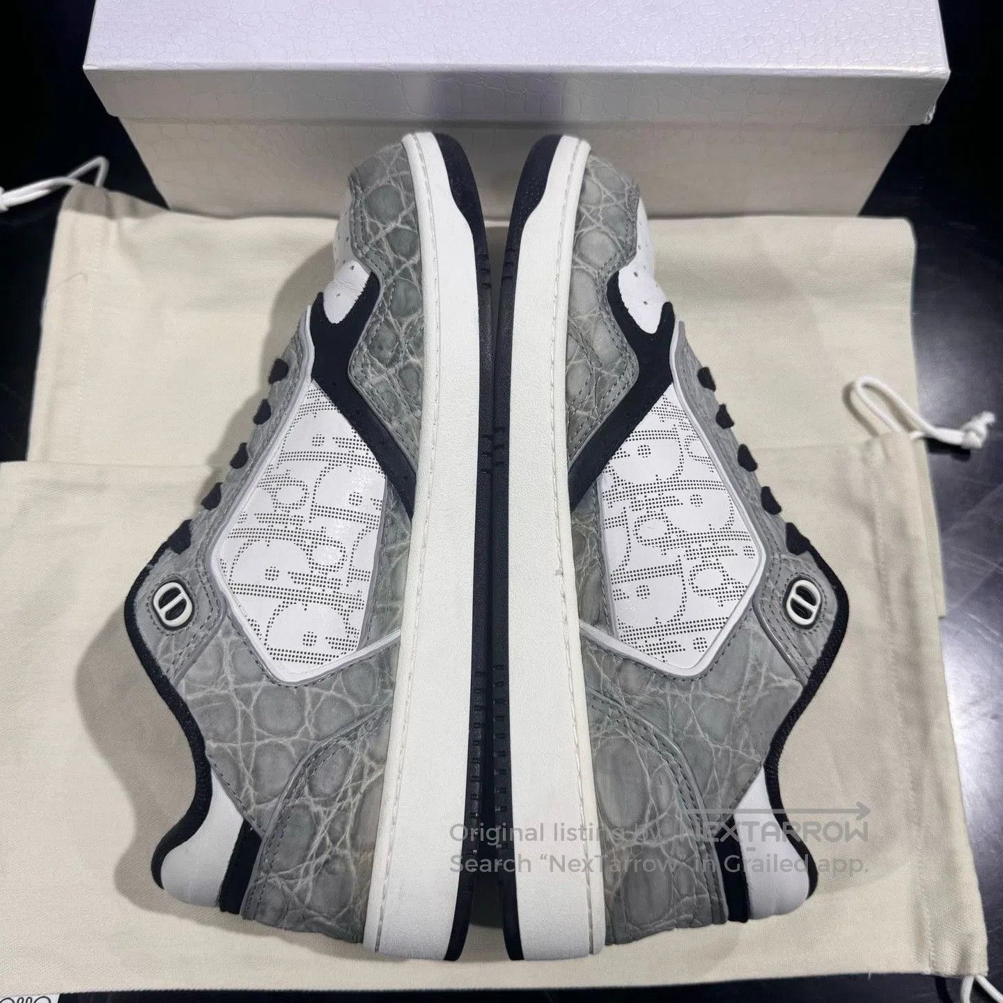 Dior Dior Oblique B27 Crocodile Limited Sneakers. Size US 9 / EU 42 - 7 Thumbnail