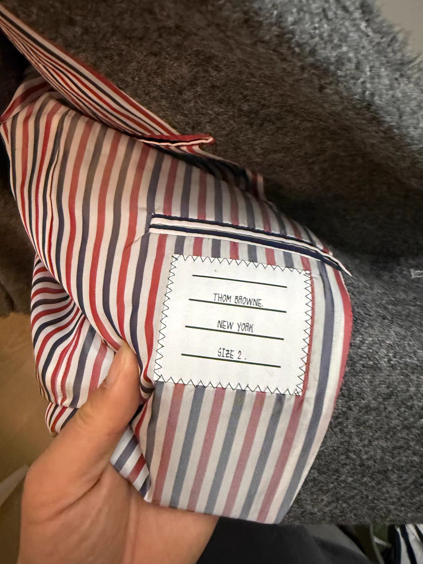 Thom Browne Thom Browne Thick Wool Color-block Suit Set K27 Size US M / EU 48-50 / 2 - 6 Thumbnail