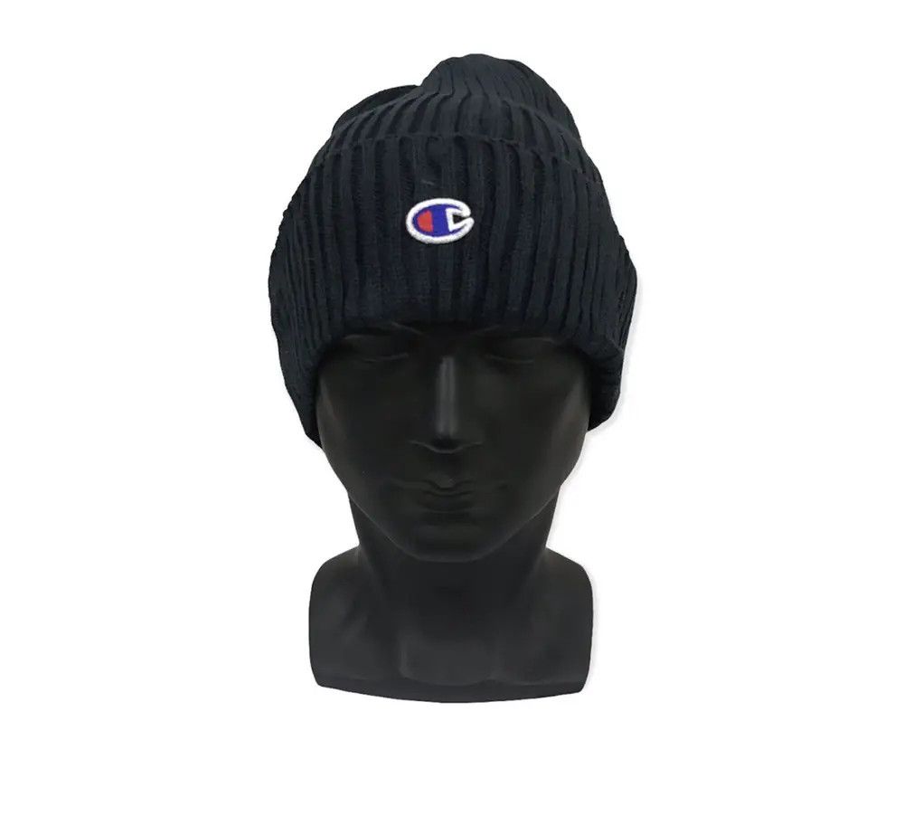 image of Champion Small Logo Beanie Hat, Men's