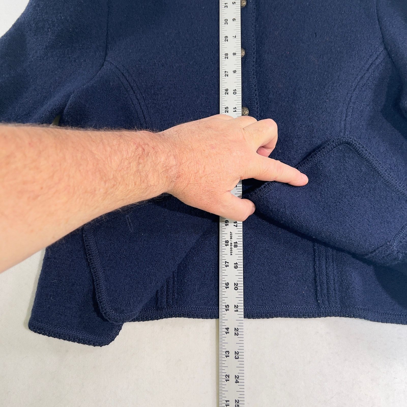 Other MAIRI Boiled Wool Cardigan Sweater Woman S Vintage Jacket Size S / US 4 / IT 40 - 8 Thumbnail