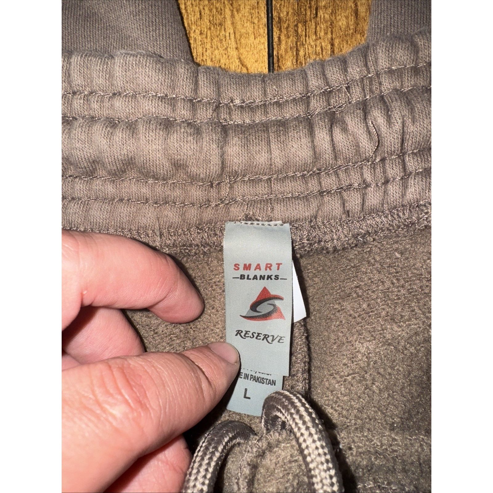 Japanese Brand Hood Raised Taupe Heavyweight Jogger Sweatpants Large 34x30 Size US 34 / EU 50 - 7 Thumbnail