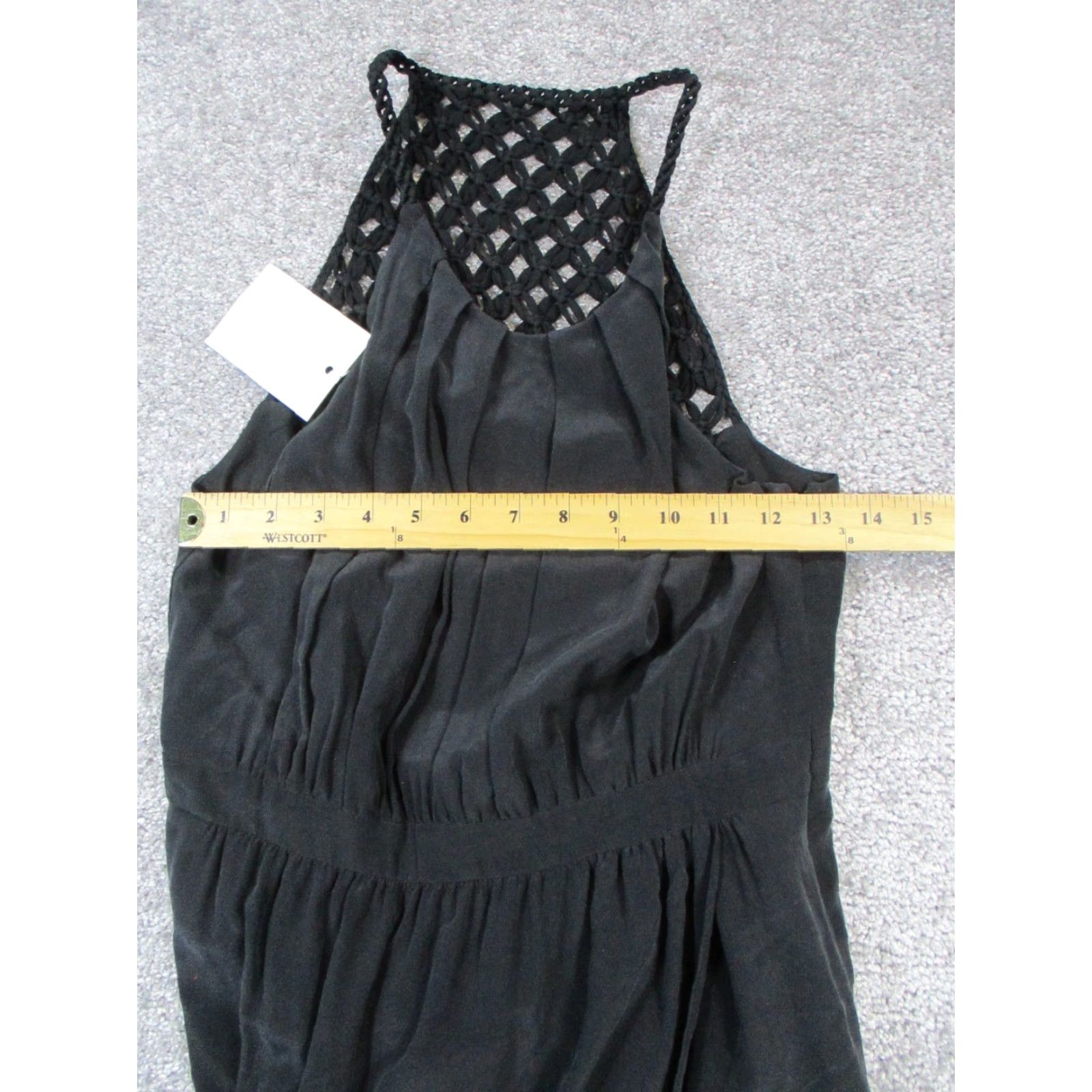 Vintage Josie Dress Womens 6 Black Blouson Party/Cocktail Midi Dress Blouson Josie Womens 6 Black Midi Blouson Dress Size M / US 6-8 / IT 42-44 - 6 Thumbnail