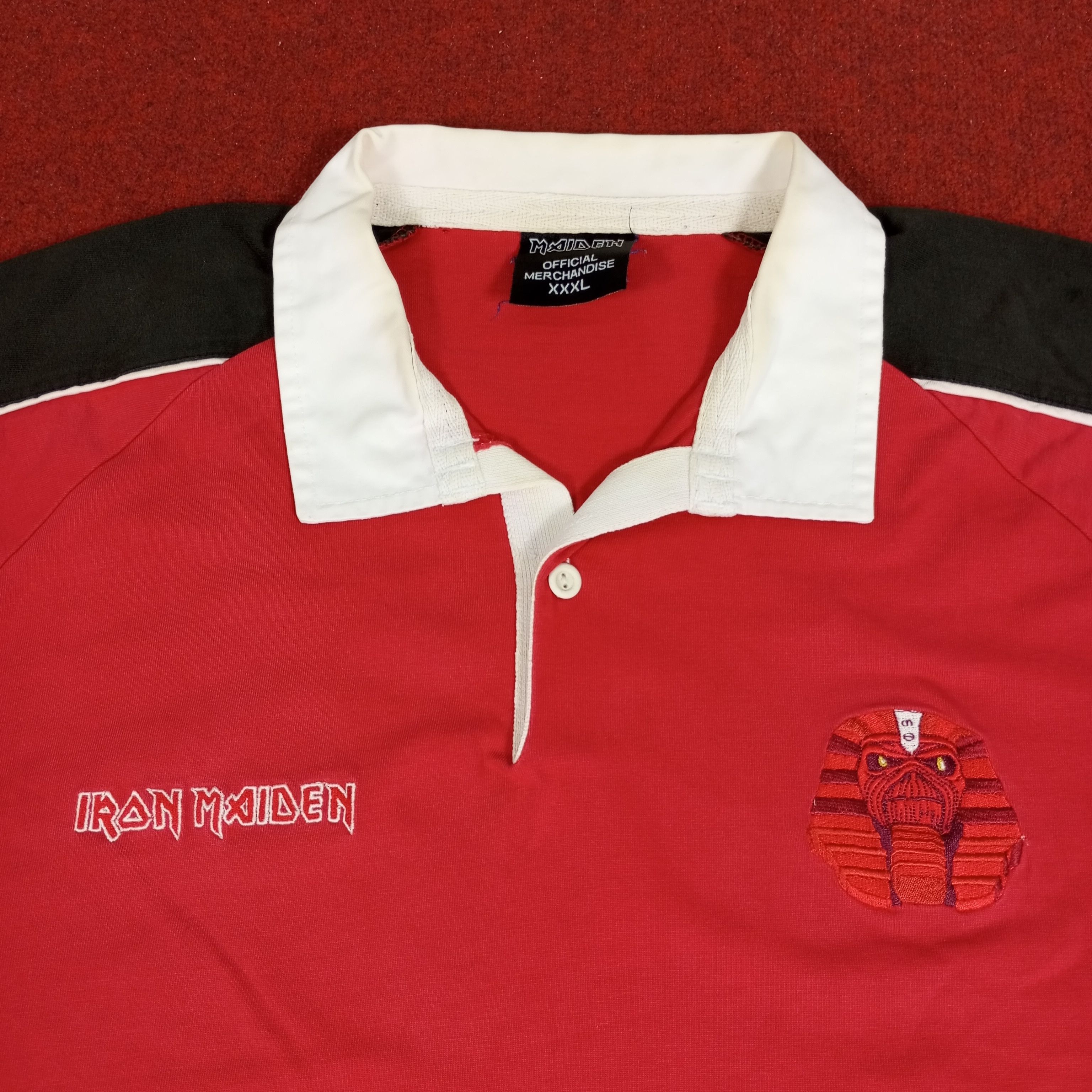 Band Tees × Iron Maiden × Vintage Iron Maiden Rock Band Polos Size US XXL / EU 58 / 5 - 2 Thumbnail