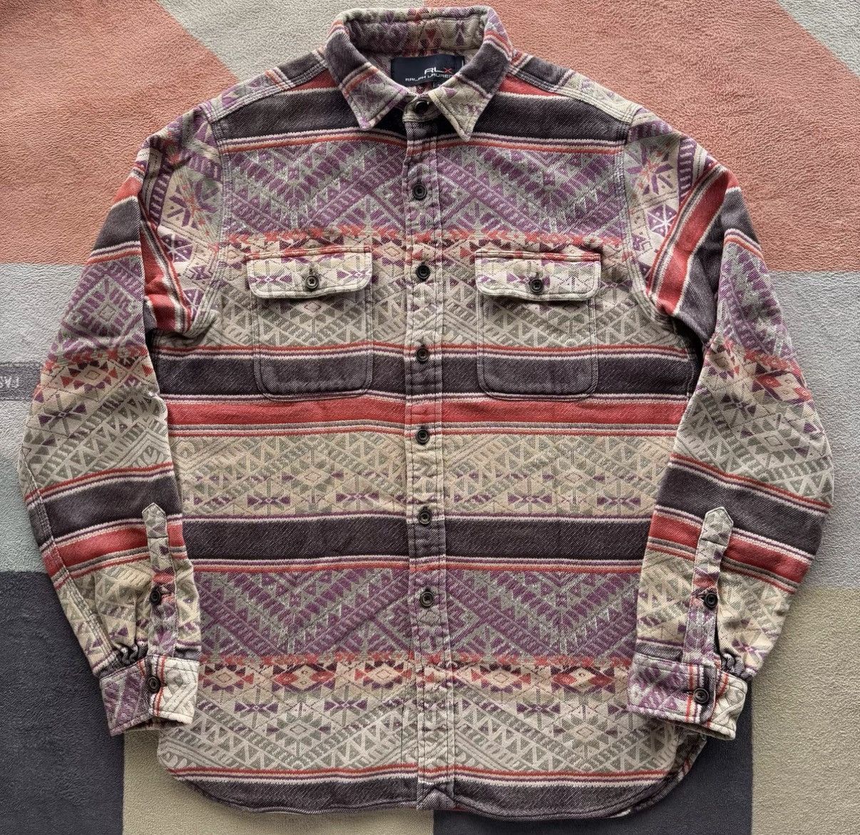 Polo Ralph Lauren Ralph Lauren Polo RLX Southwestern Heavy Shirt K22 Size US M / EU 48-50 / 2 - 1 Thumbnail