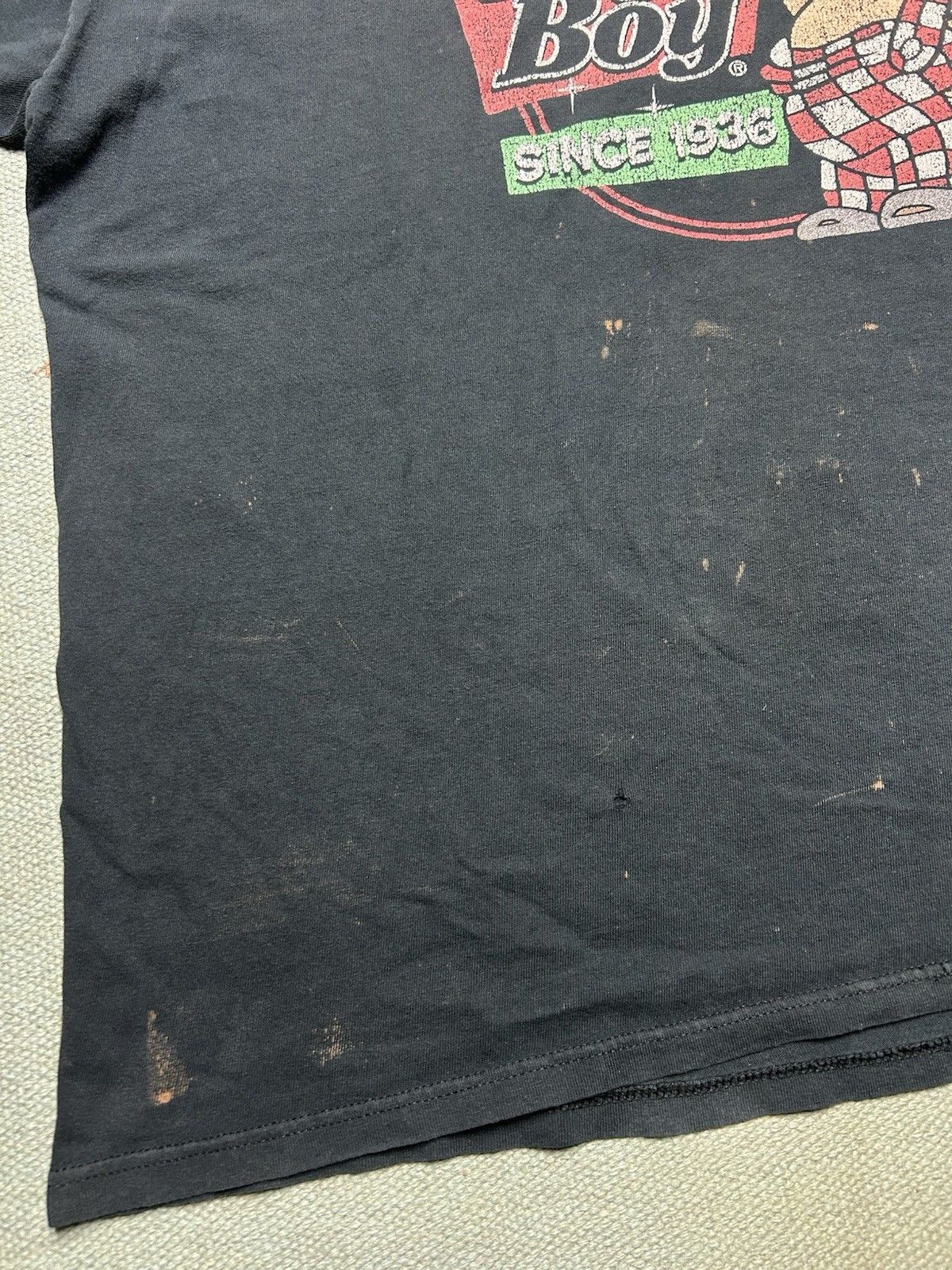 Vintage Vtg t shirt big boy fast food restaurant fade y2k burger 4XL Size US XXL / EU 58 / 5 - 3 Thumbnail