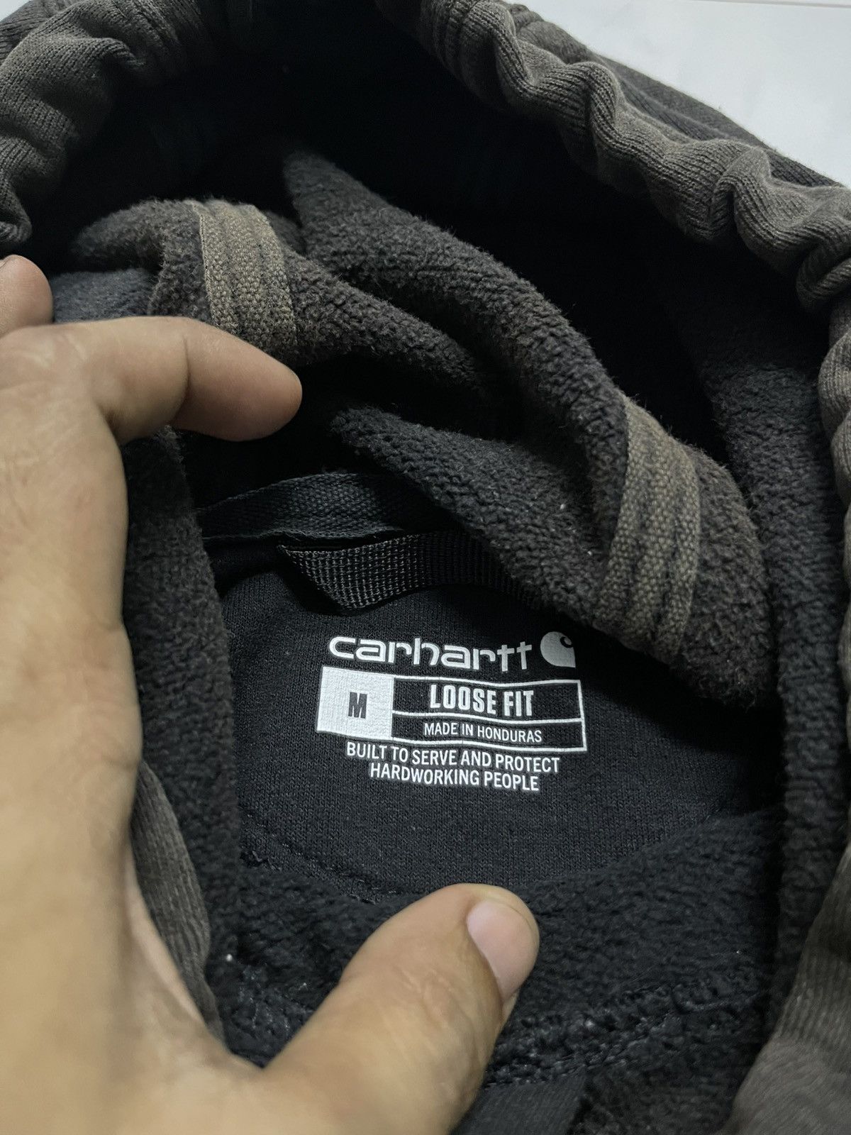 Carhartt S/S 2022 CARHARTT HOODIE SPELL OUT SLEEVE SUN FADED Size US M / EU 48-50 / 2 - 11 Thumbnail