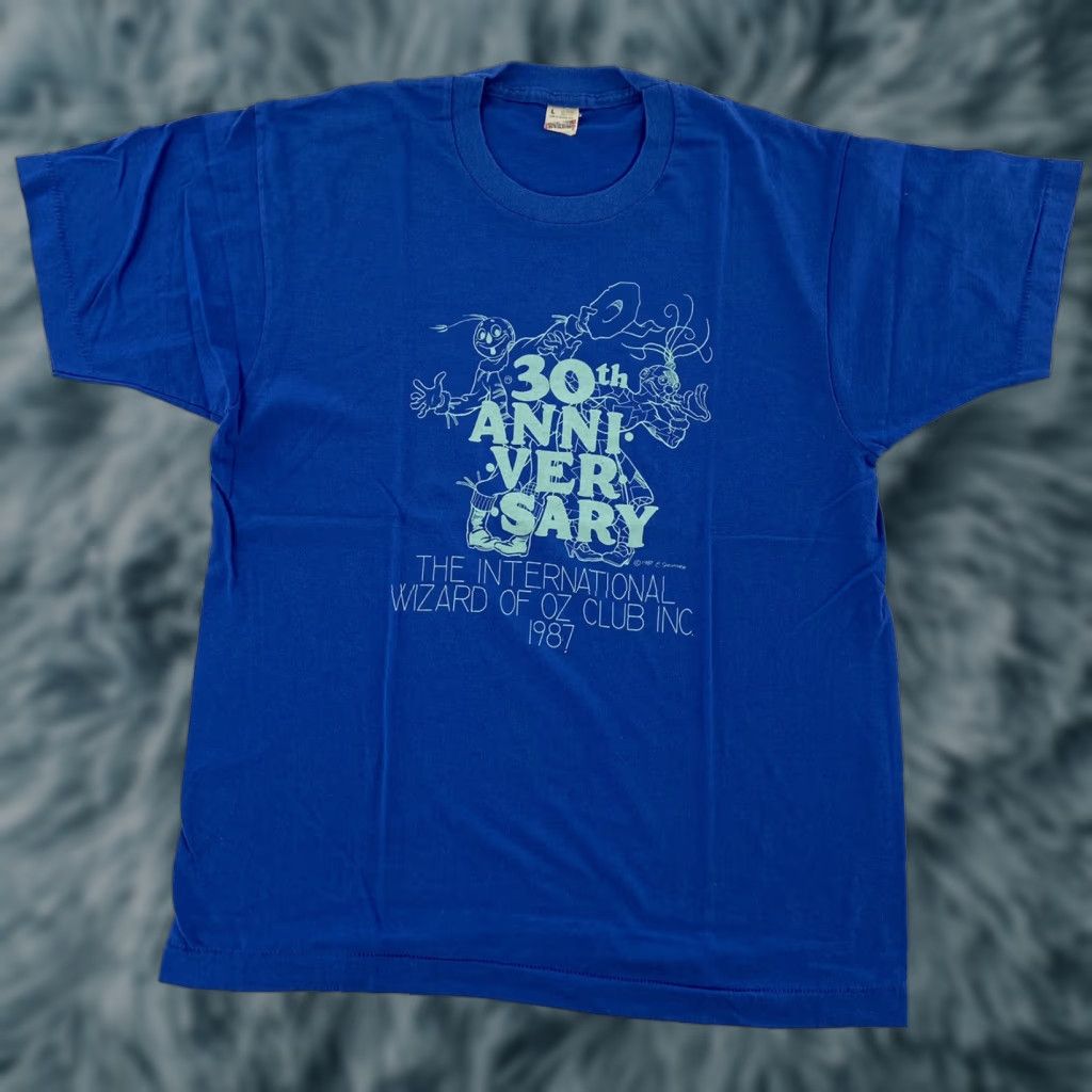 Vintage VINTAGE The Wizard Of Oz Shirt Adult Large Blue 30th Anniversary Tee Mens L 80s Size US L / EU 52-54 / 3 - 1 Thumbnail