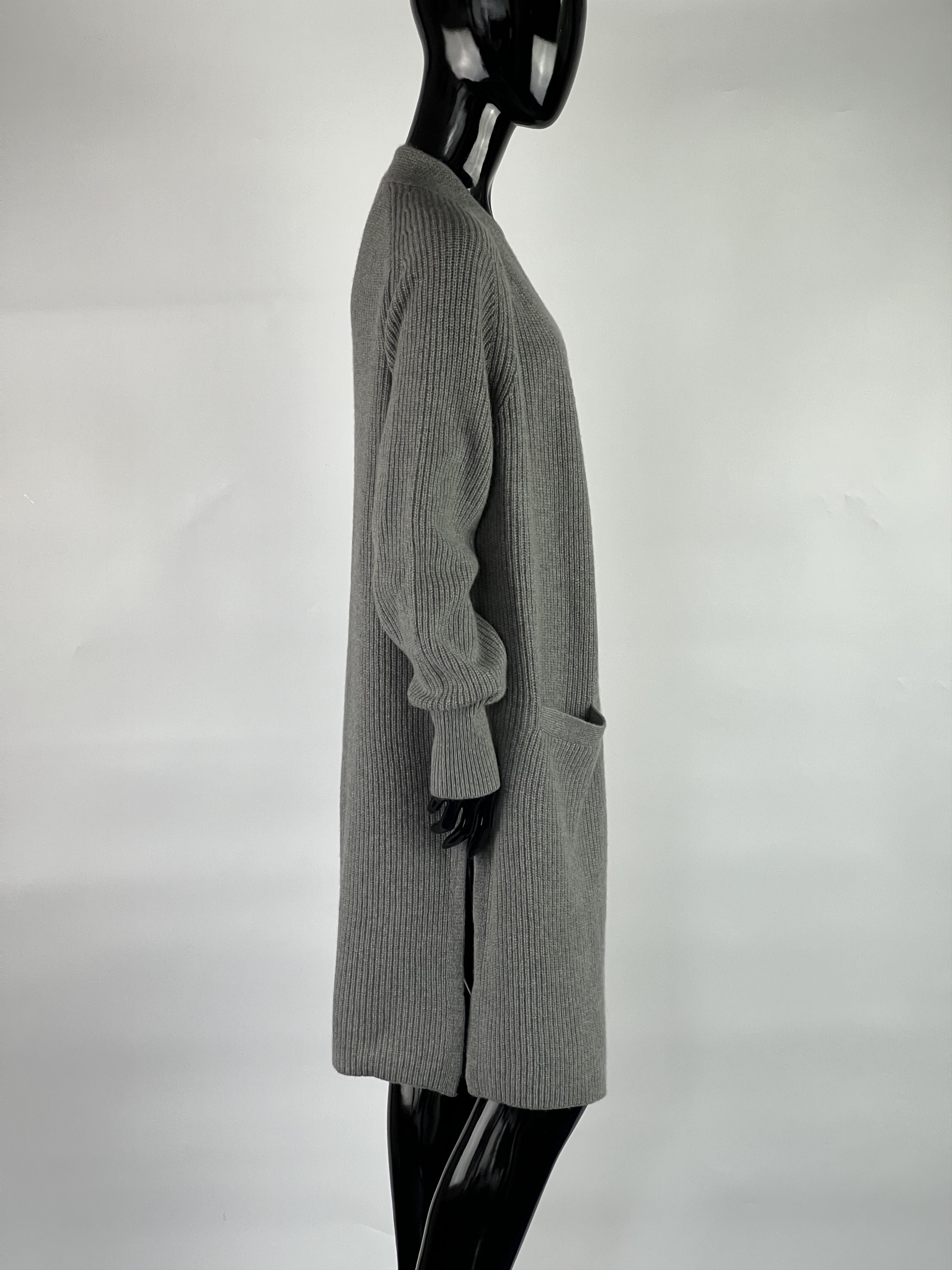 Polo Ralph Lauren × Ralph Lauren Polo Ralph Lauren Wool/Cashmere Ribbed Long Cardigan Size M Size M / US 6-8 / IT 42-44 - 3 Thumbnail