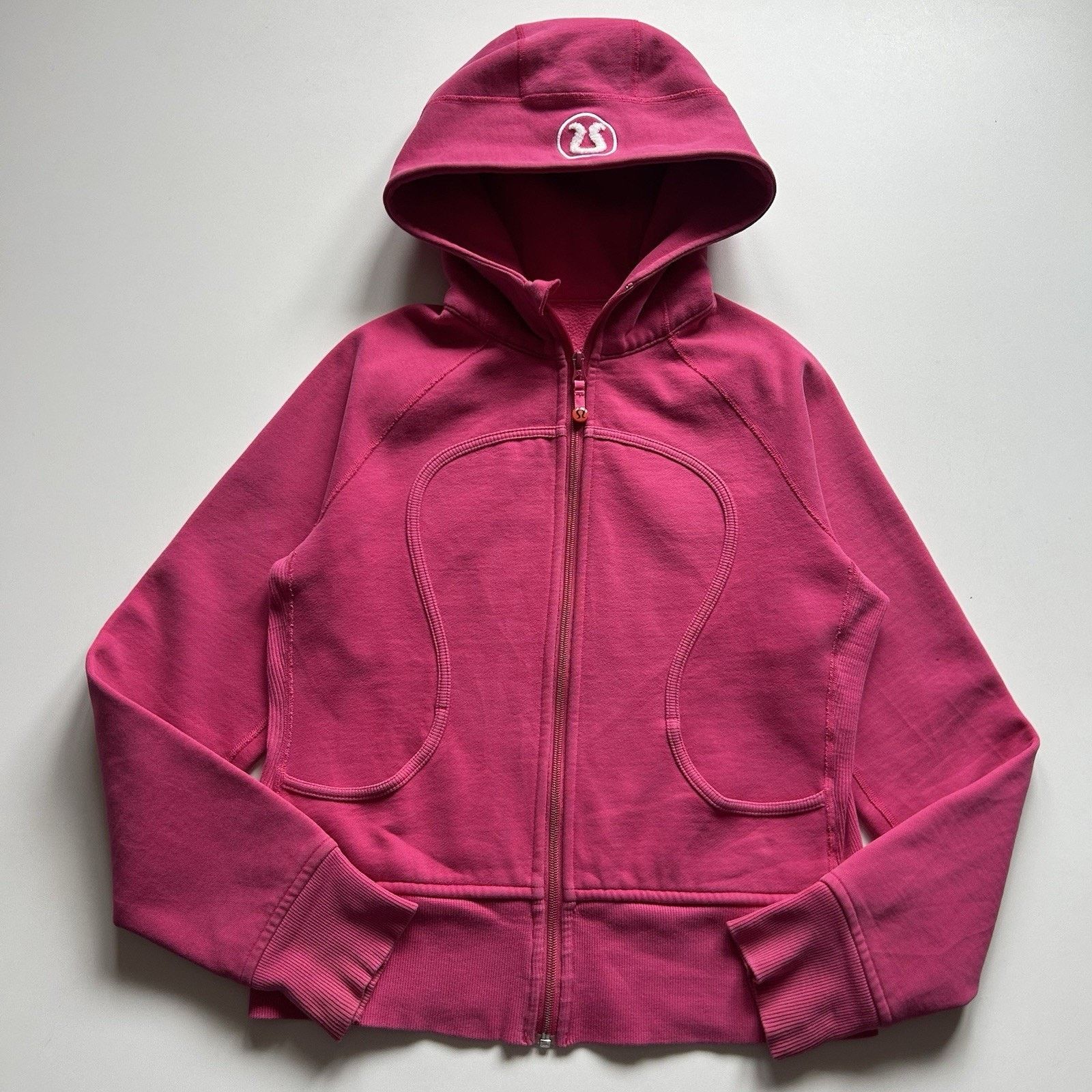 Lululemon Lululemon Scuba Hoodie Women’s Small Crop Hot Pink Full Zip Size S / US 4 / IT 40 - 1 Thumbnail