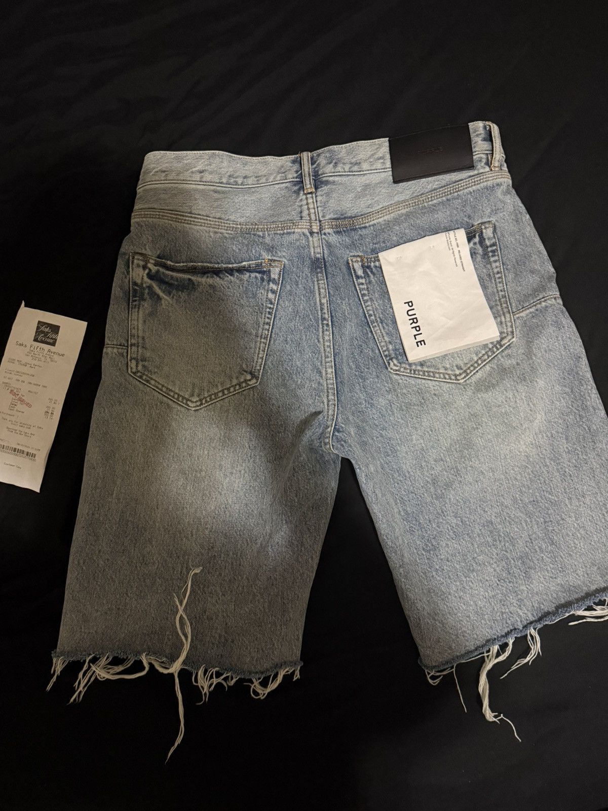 Purple Brand Purple Jean Shorts Size US 34 / EU 50 - 4 Thumbnail