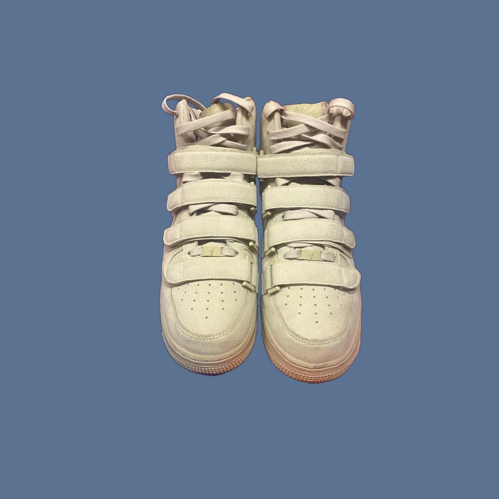 Nike VINTAGE Nike Air Force 1 x Billie Eilish ‘07 SP High Mushroom Sneakers Men US 10 Beige EUC Size ONE SIZE - 1 Thumbnail
